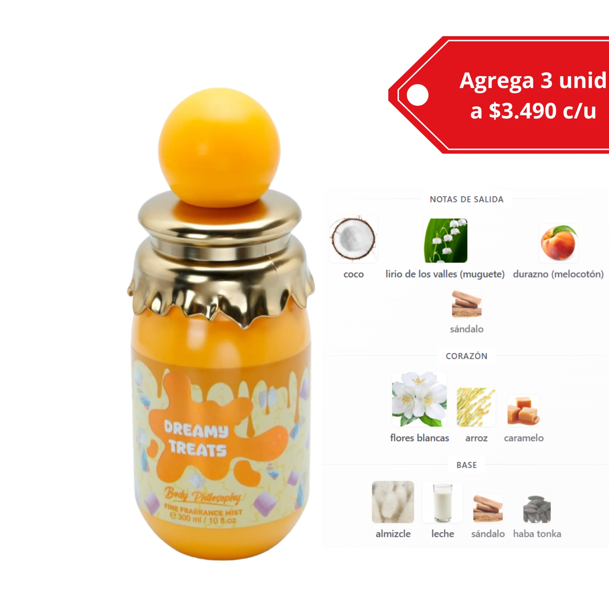 BODY SPLASH alternativo TUBBEES MASHMELOW 300 ml
