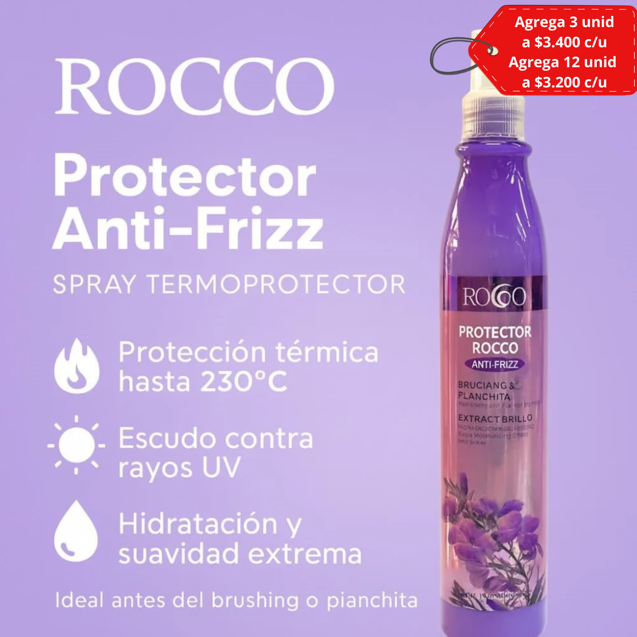 ROCCO Protector Anti- Frizz 375ml⭐