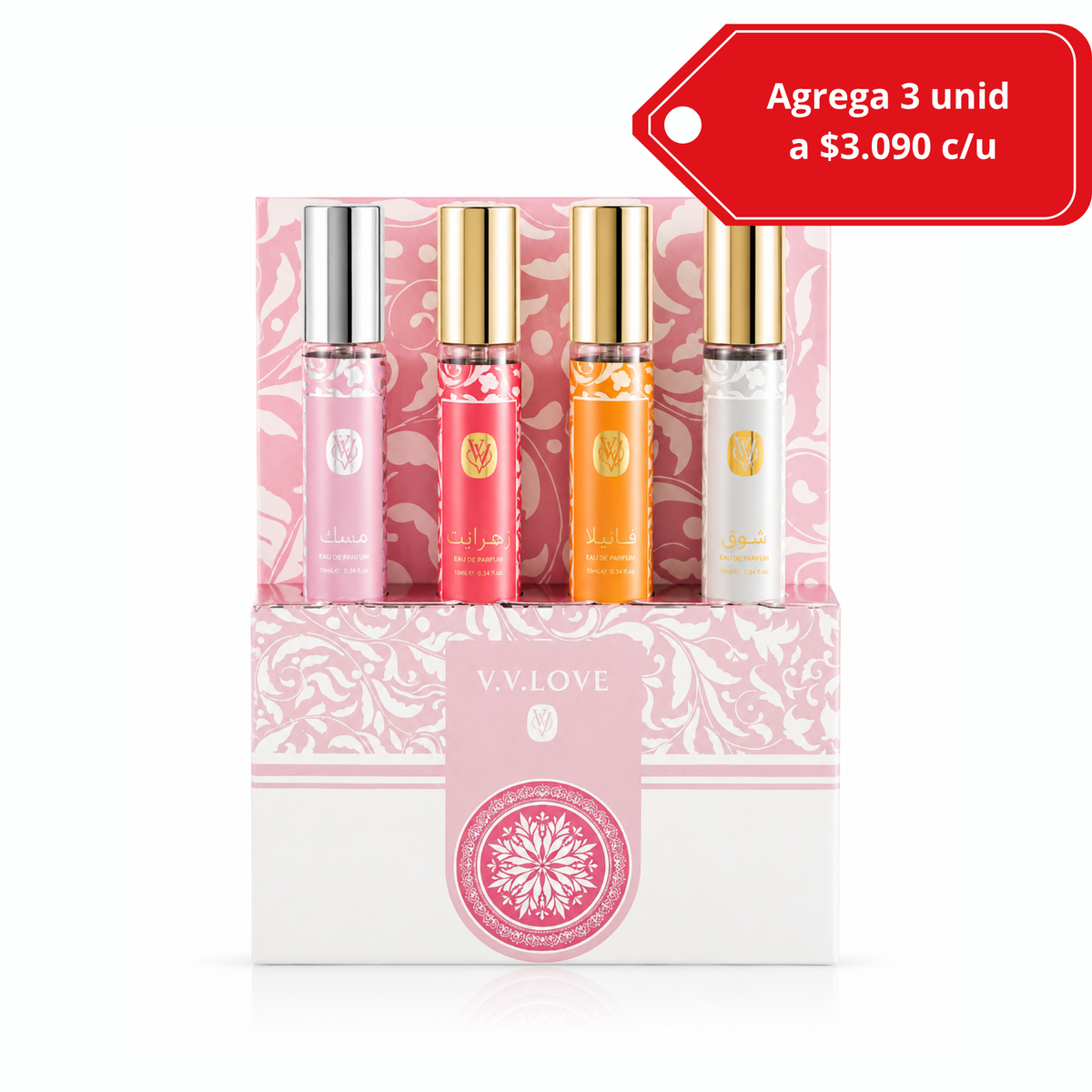 Set de 4 perfumes de bolsos