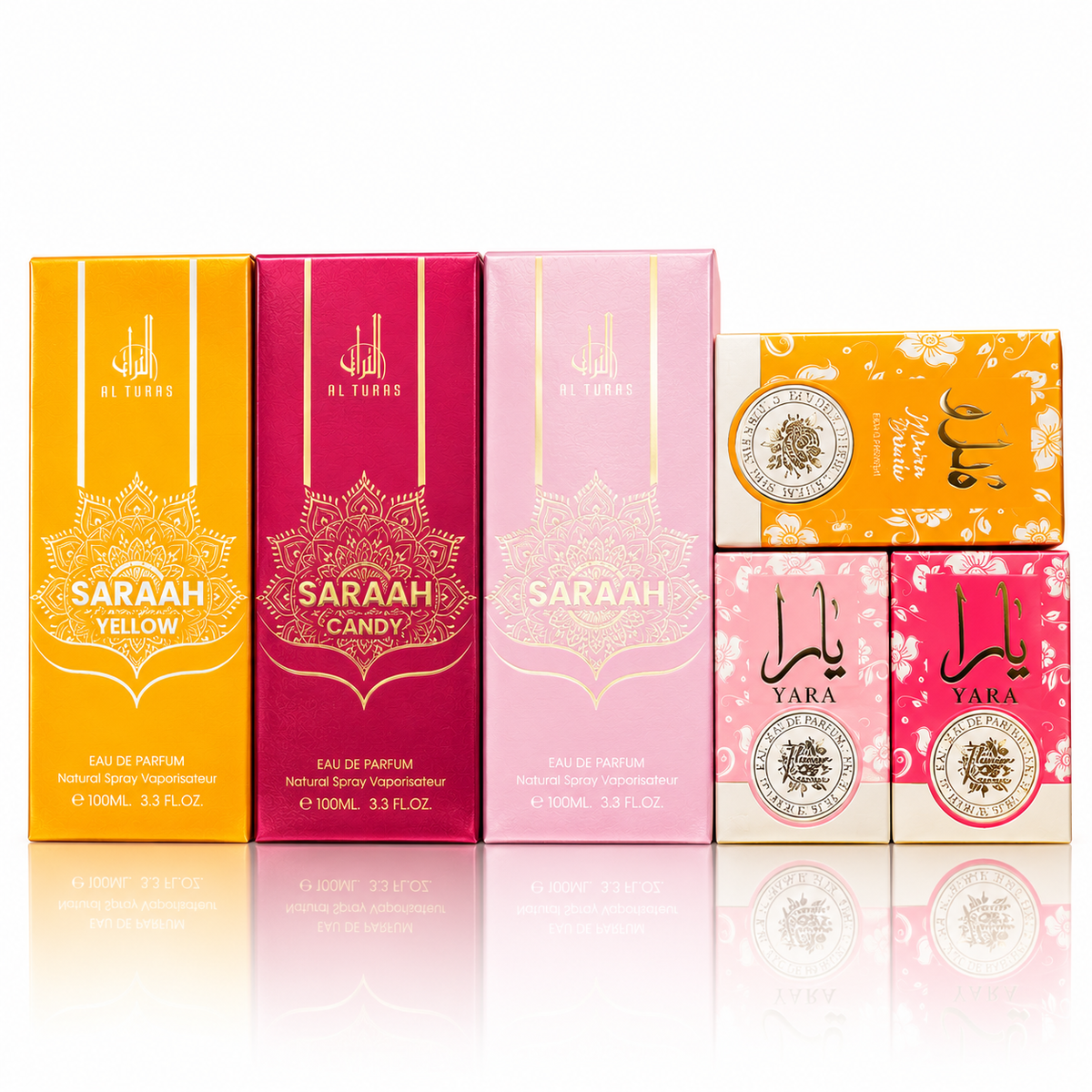 Box 6 perfumes yara