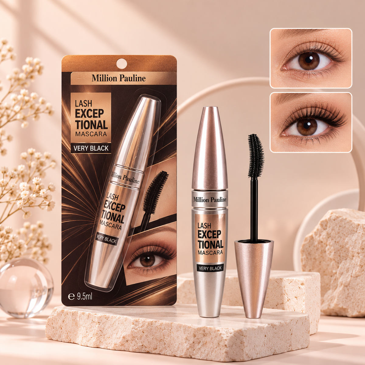 Máscara de pestañas tipo Maybelline