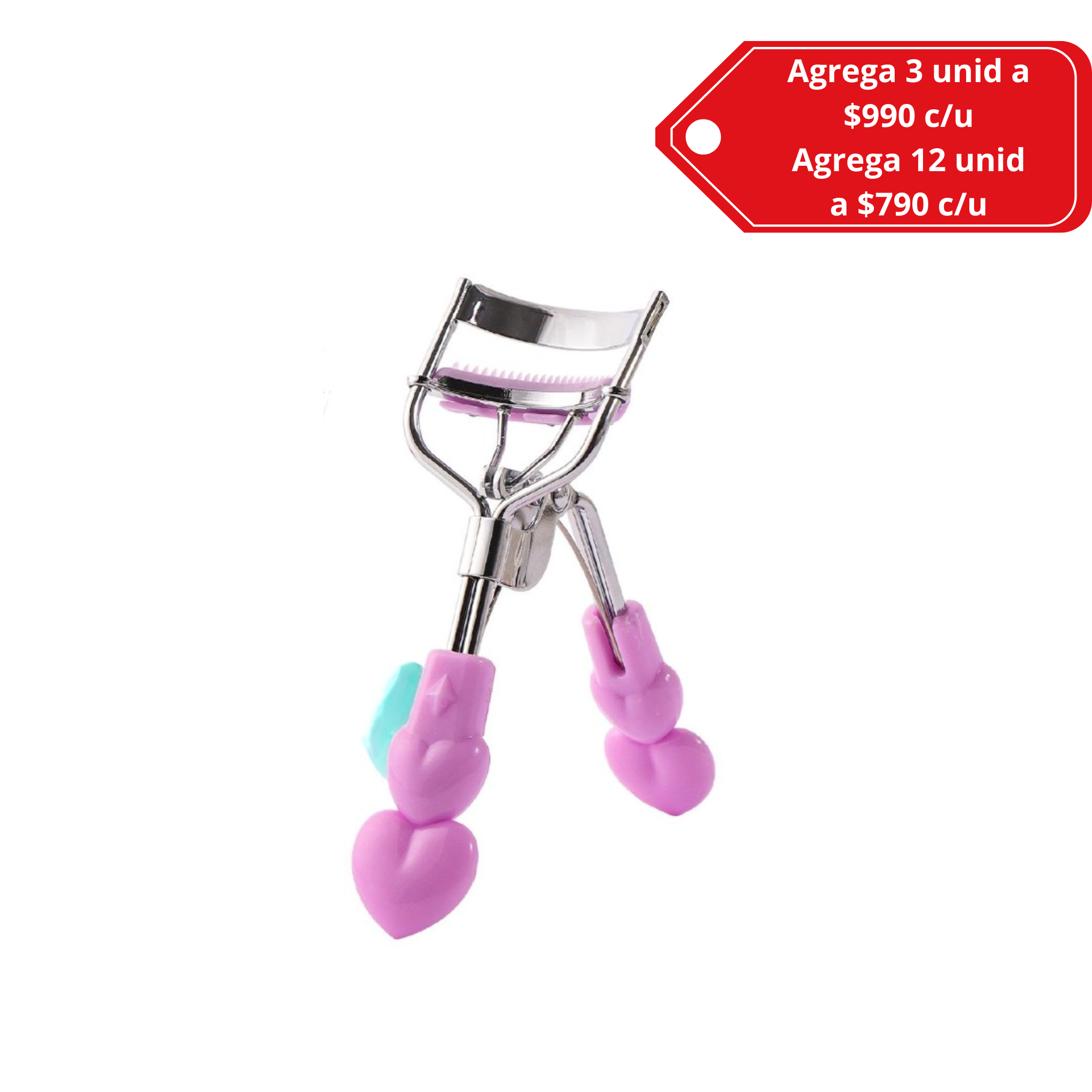 Encrespador de Pestañas Profesional Curvador para Mirada Definida