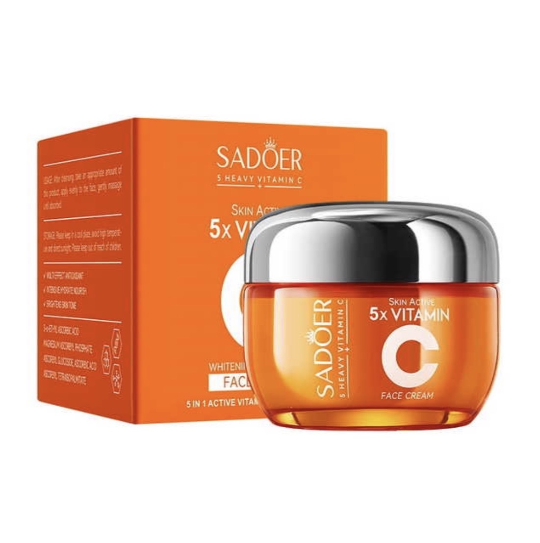 SADOER- Crema facial de Vitamina C 50 g