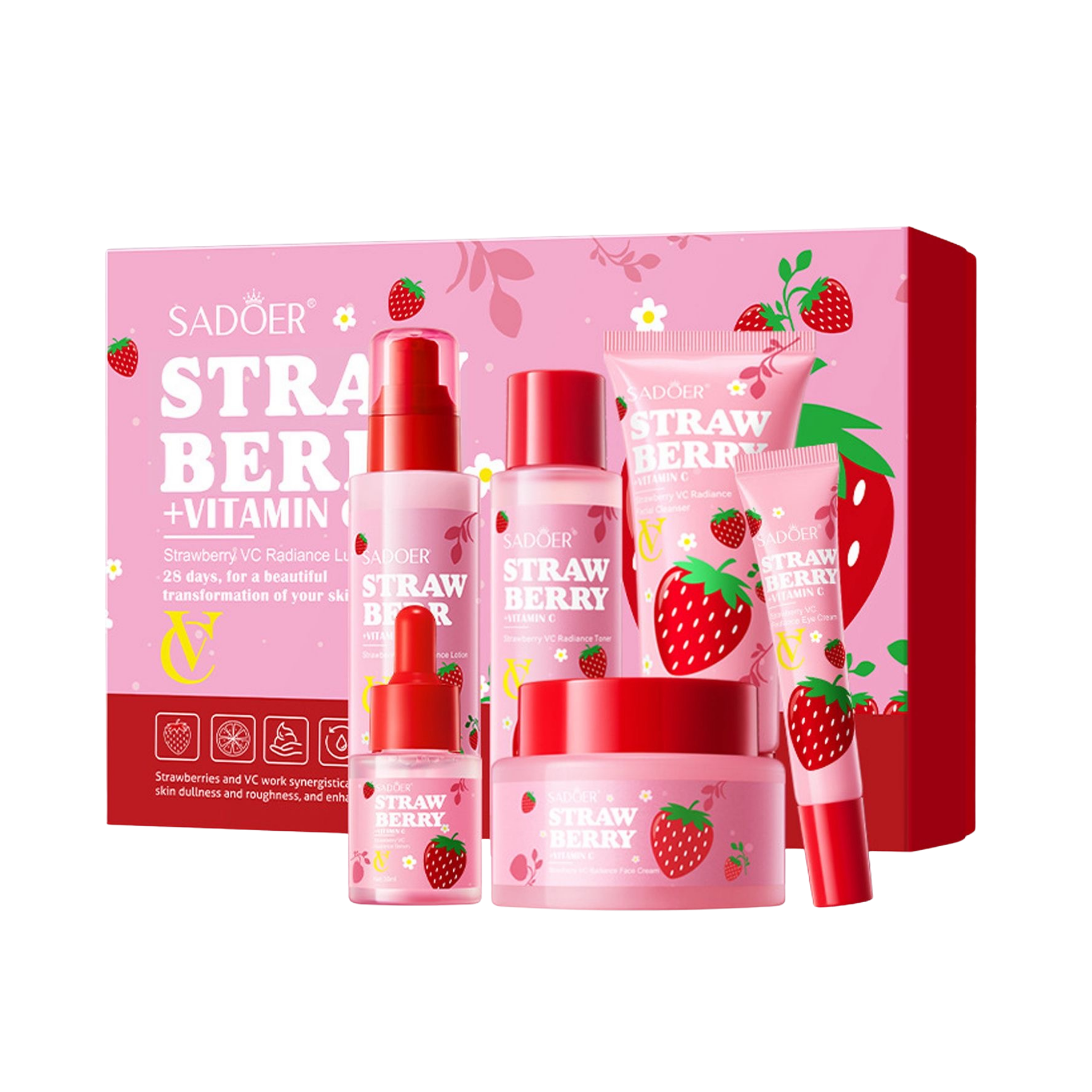 Set de skincare 6 piezas Vitamina C