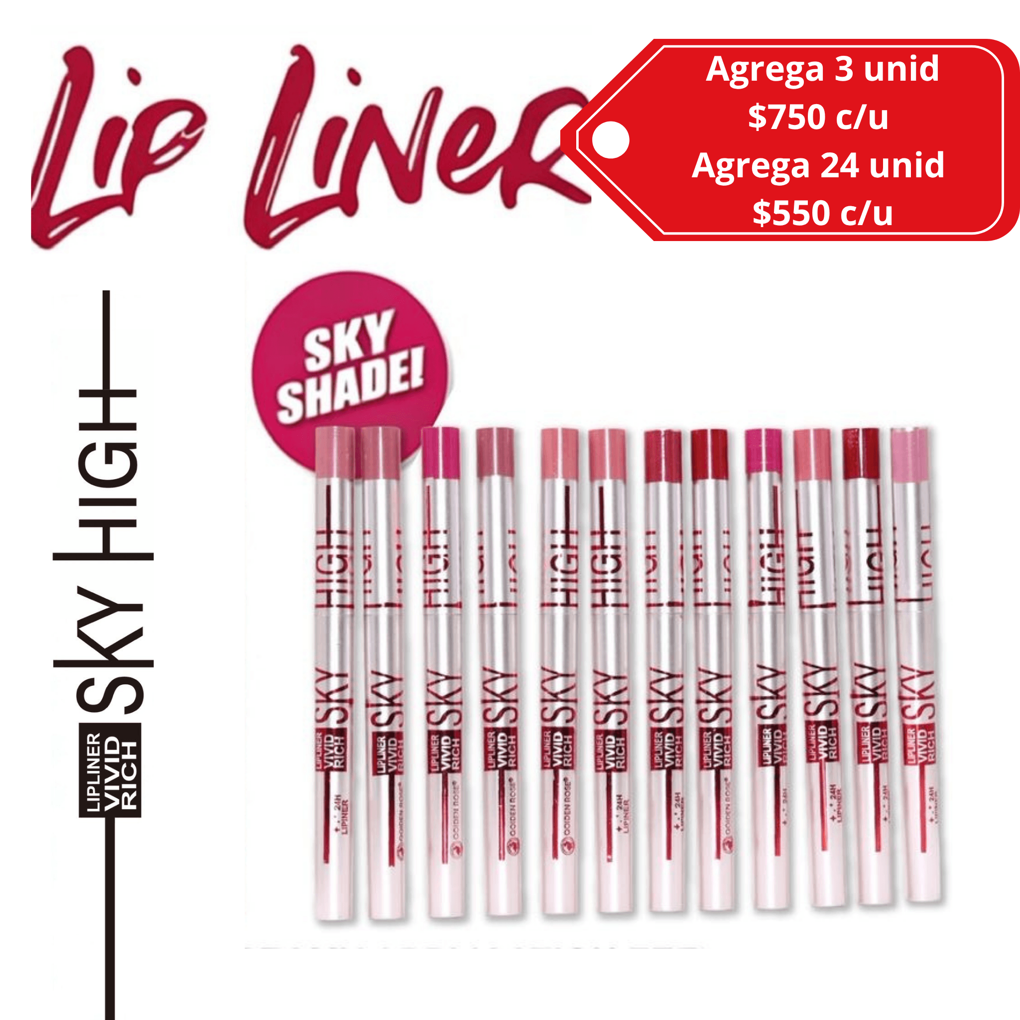 Delineador labial tipo Sky Maybelline