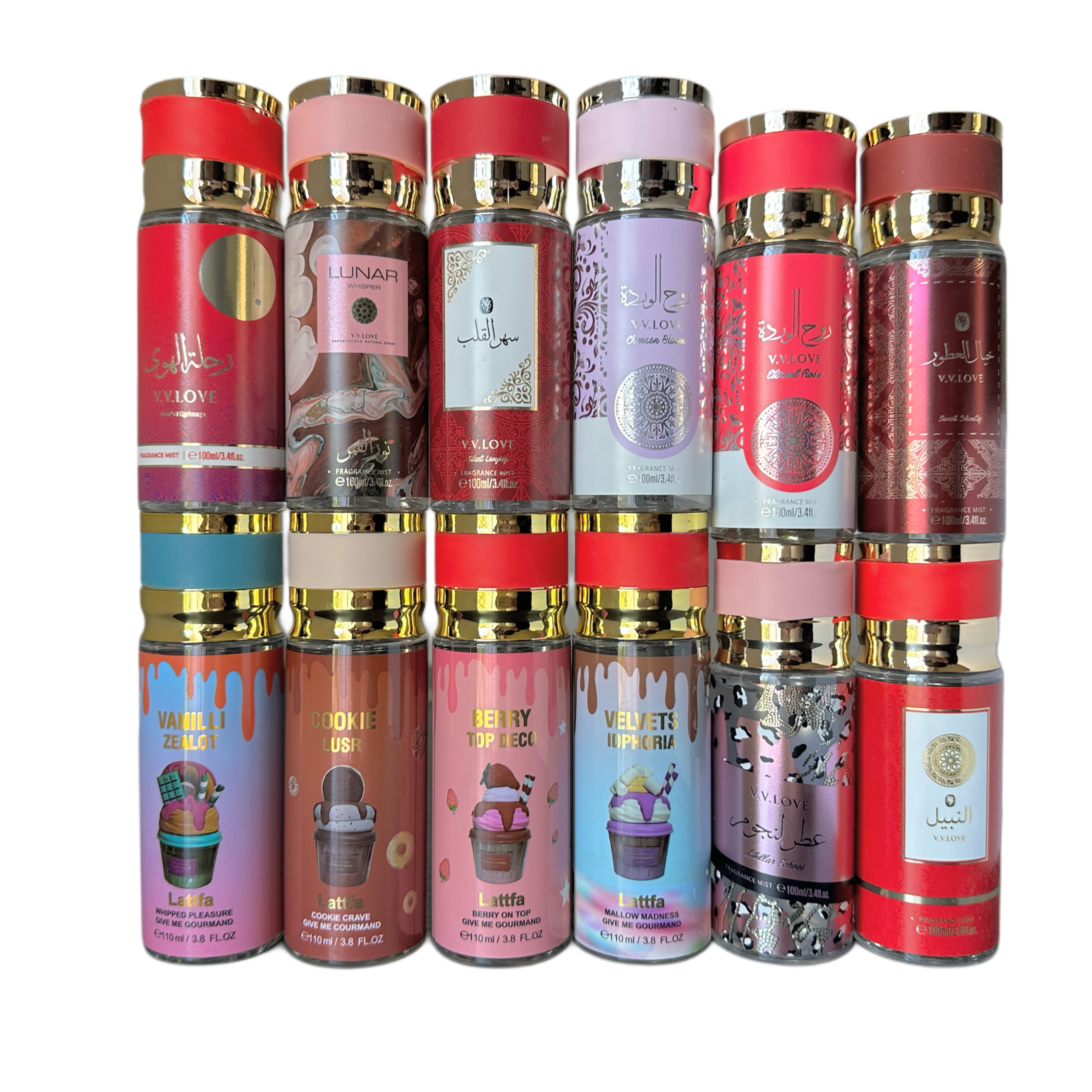 12 brumas corporales