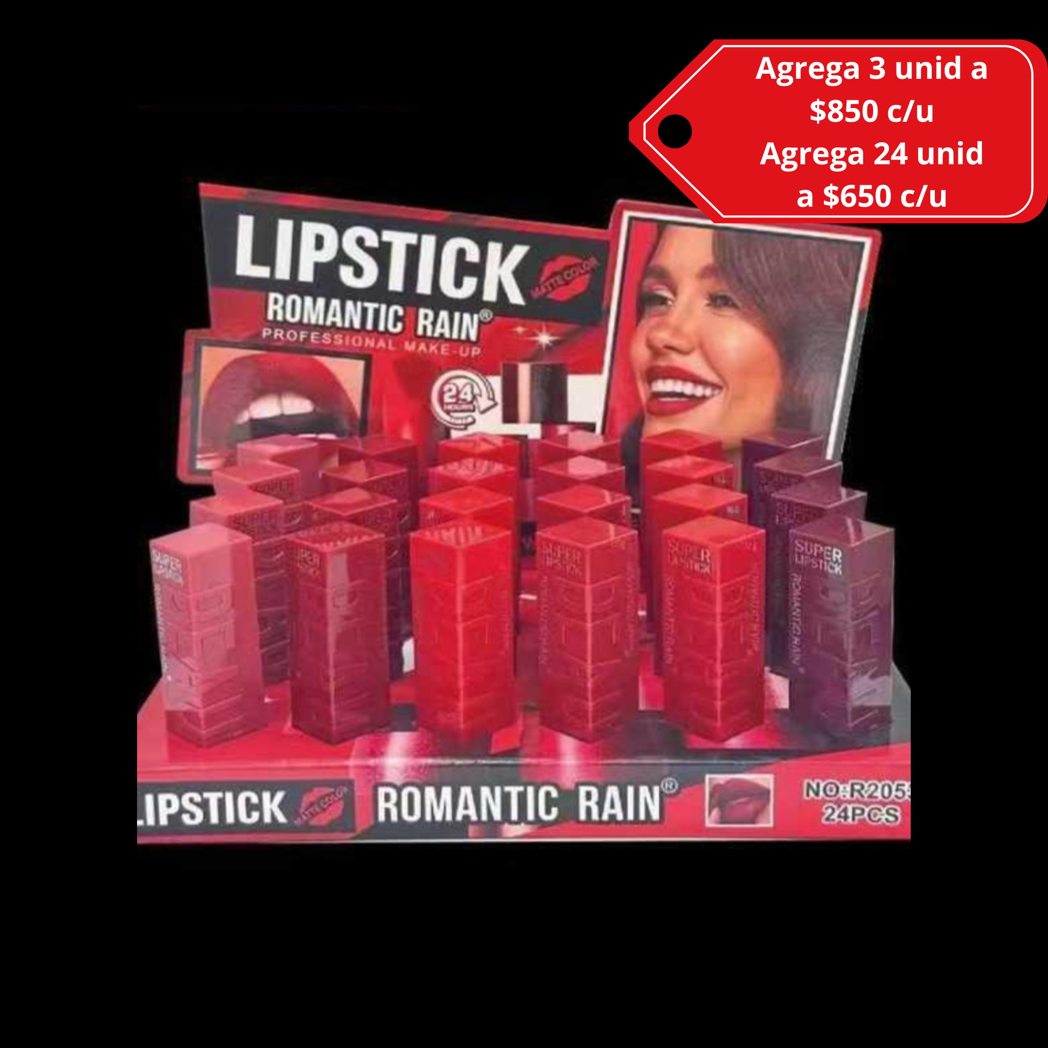 Labial Lipstick Mate Tipo Maybelline Color Intenso Larga Duración