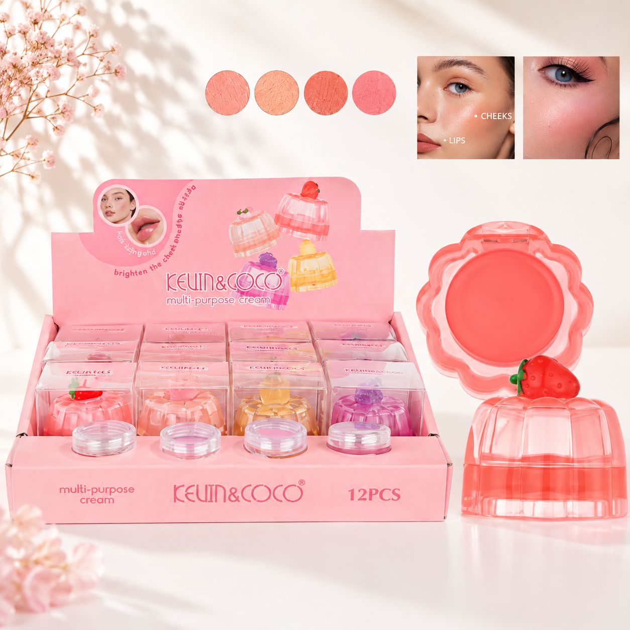 Kevin&Coco- Rubor en crema Fruit