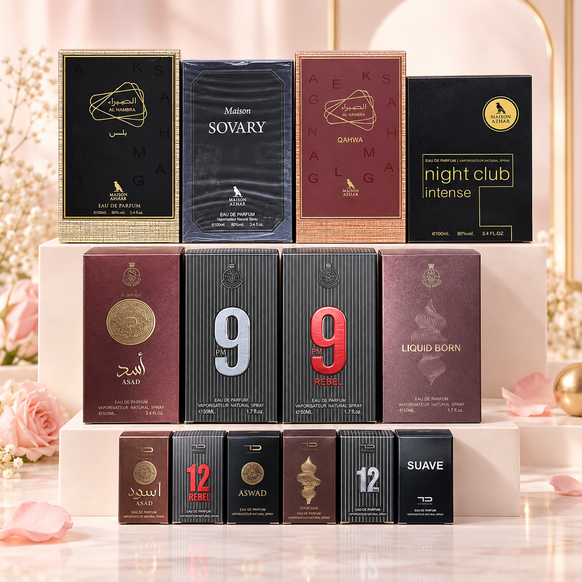 Box 14 perfumes de Dubai
