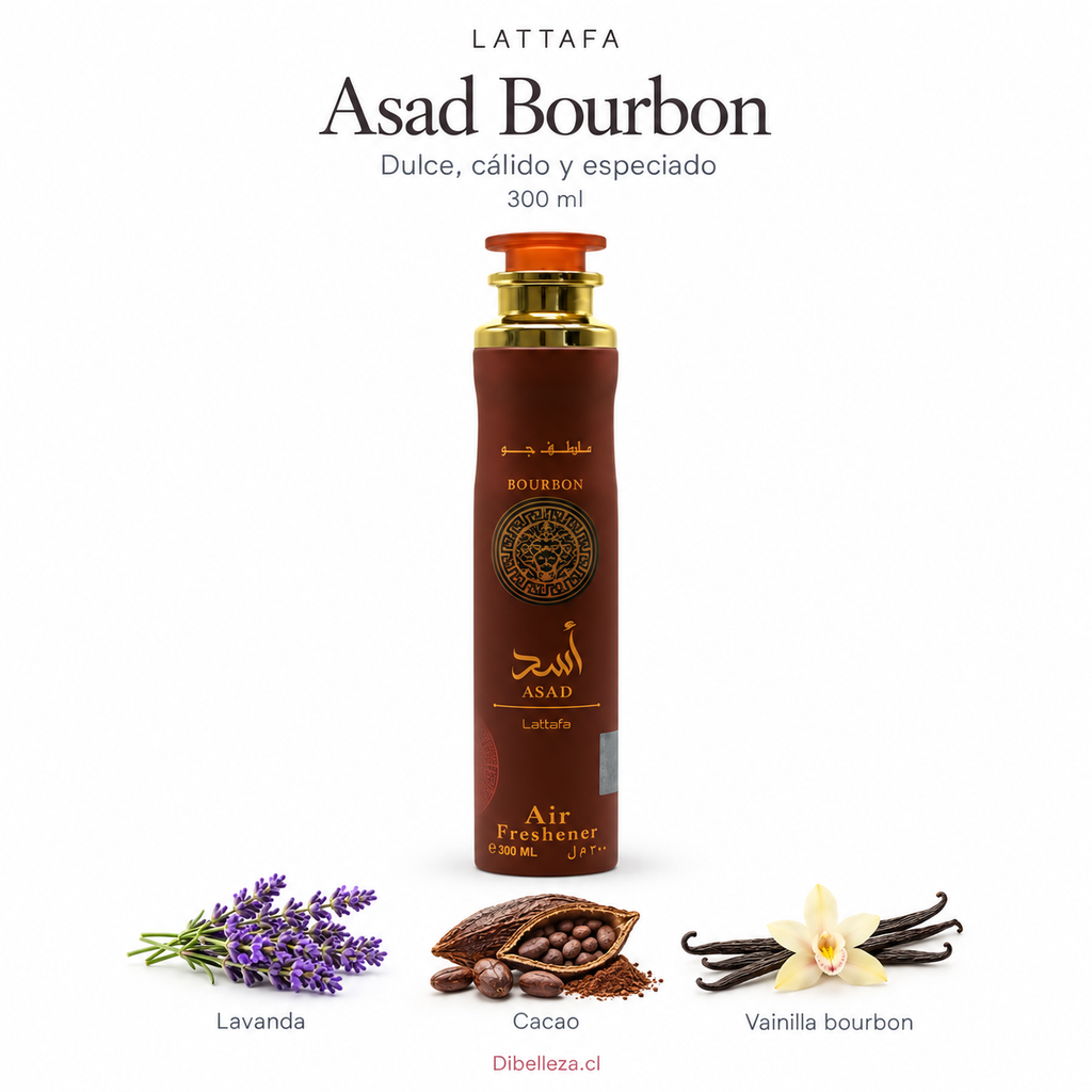 Spray Perfume Asad Bourbon Lattafa 300 ml