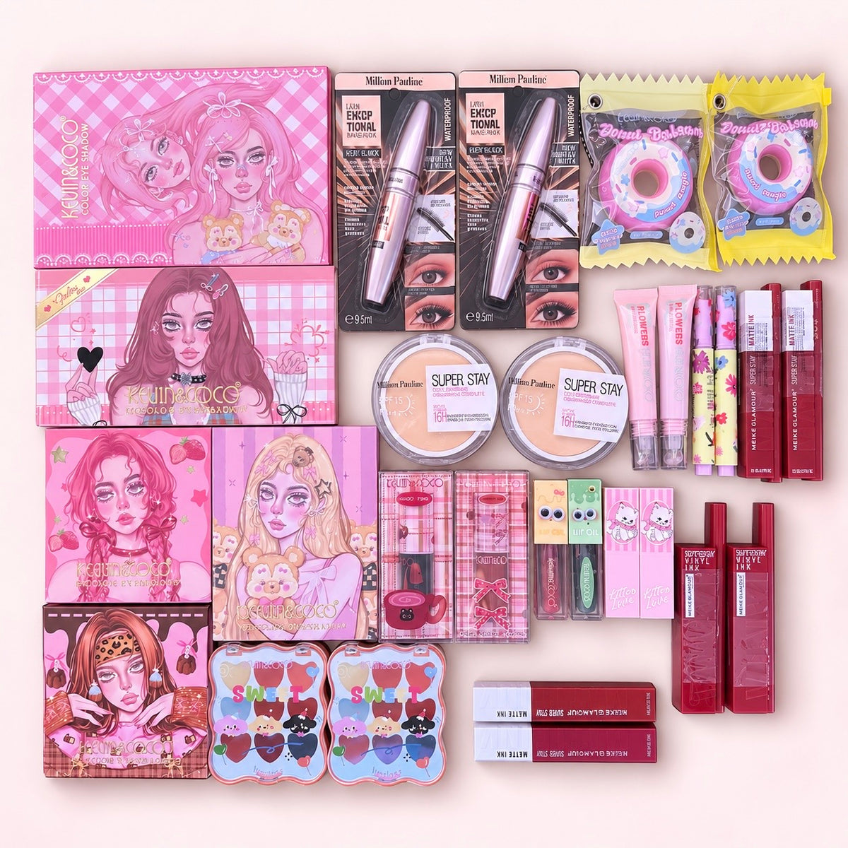 Box Kevin &coco y dupe maybelline