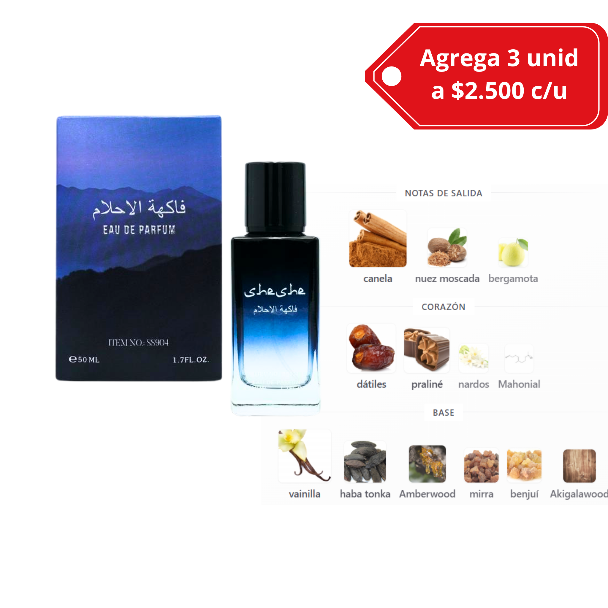 Khamrah varón Lattafa 50 ml Alternativo