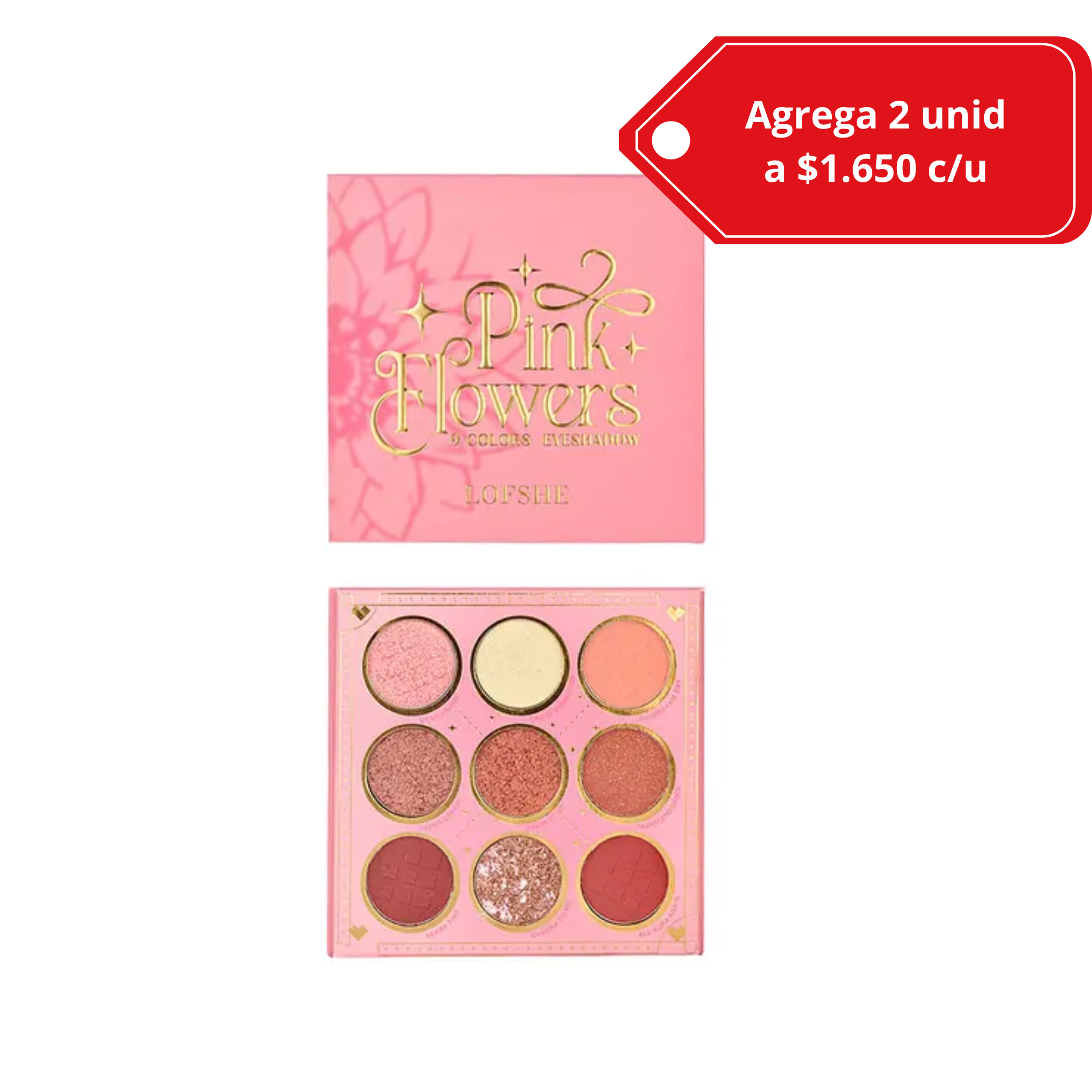 Paleta de sombras | sombra de ojos 9 colores Lofshe