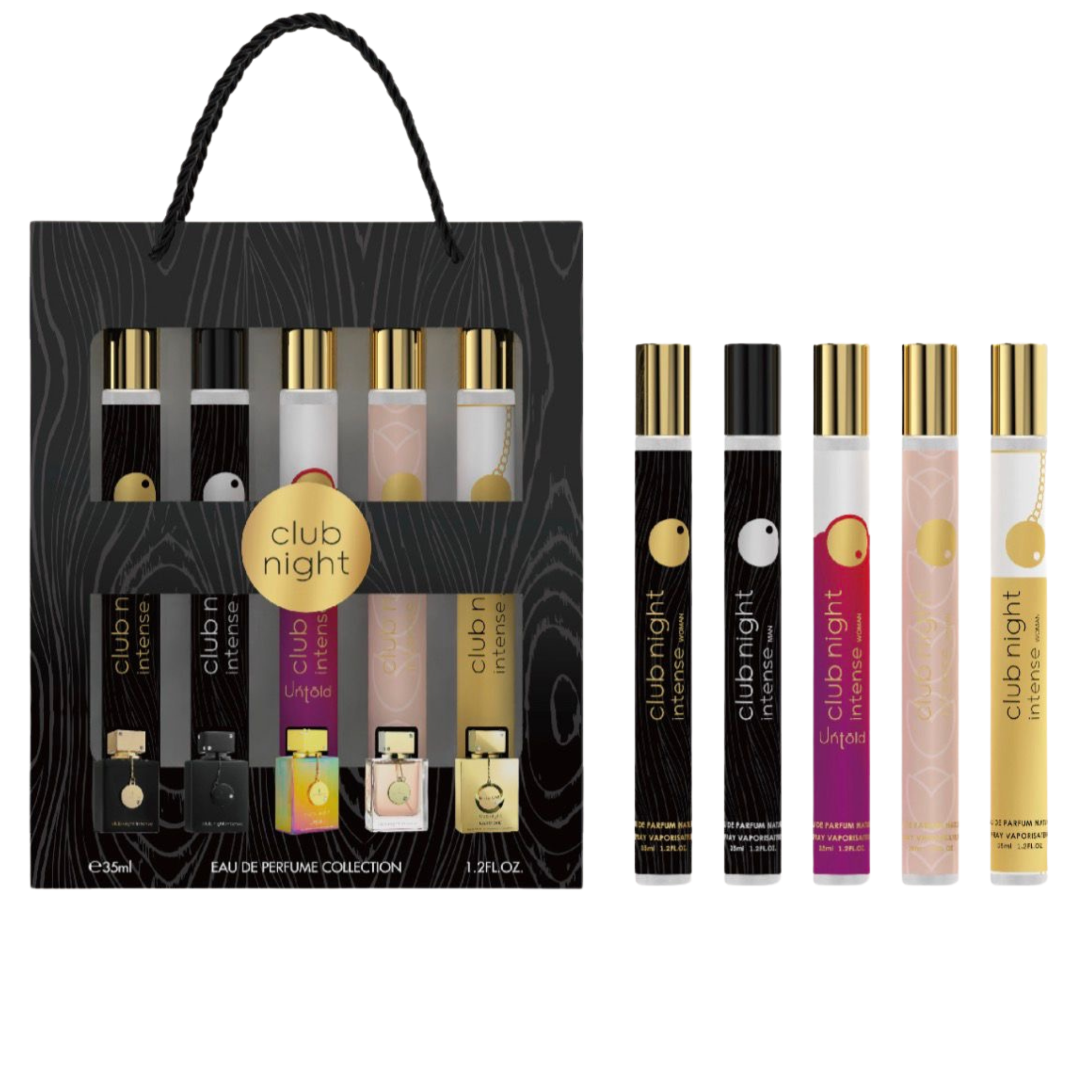 Set de 5 perfumes Club de Nuit