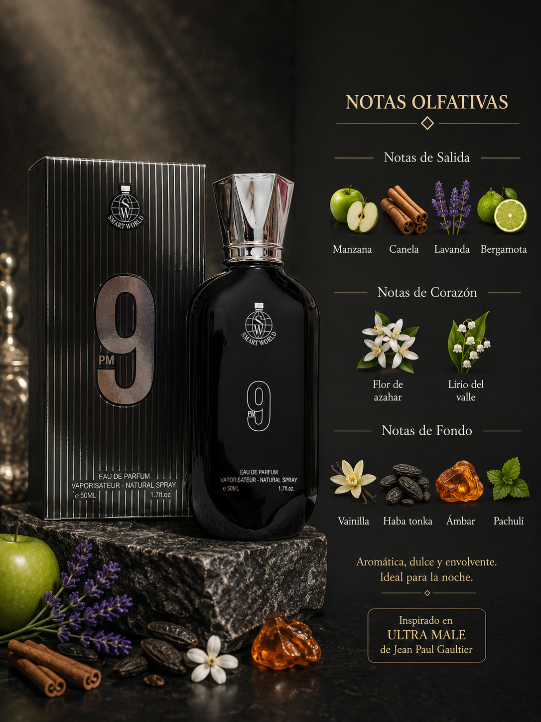 9 Pm 50 ml de Smart World