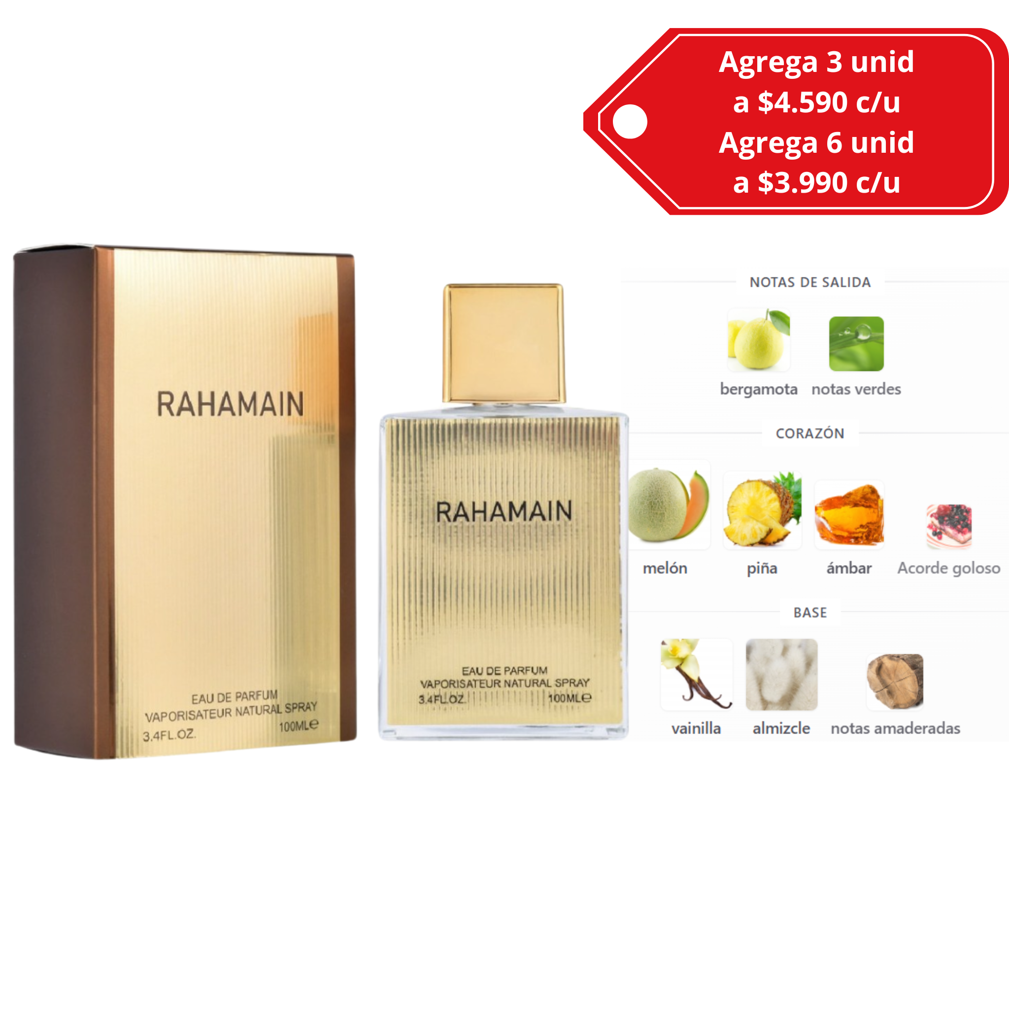 Amber Oud Gold Edition Al Haramain Perfumes para Hombres y Mujeres alternativo