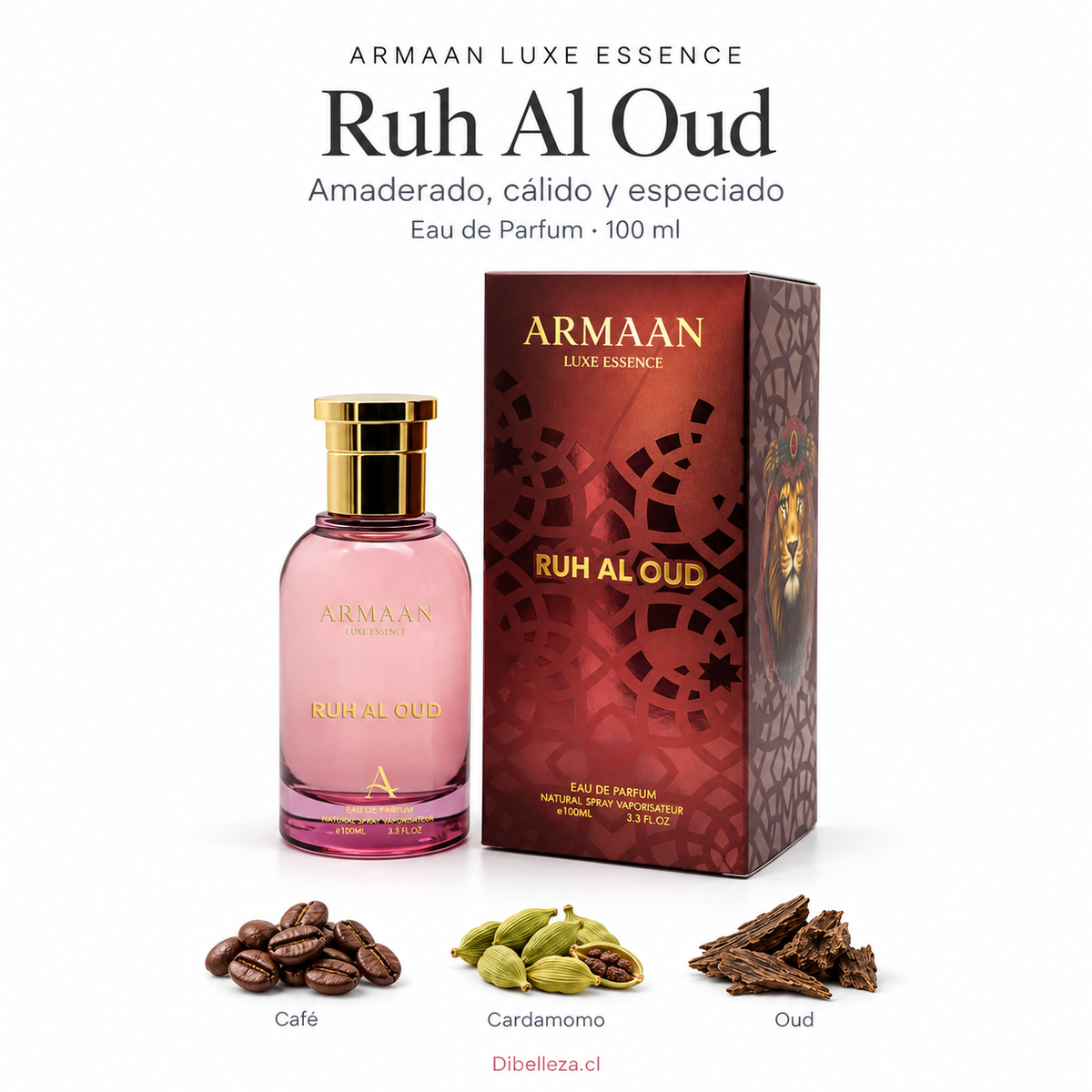 Perfume Armaan inspirado en Khamrah Qahwa de Lattafa 100 ml