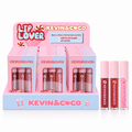 Kevin&Coco - Set de 3 piezas labial instranferibles + Brillos