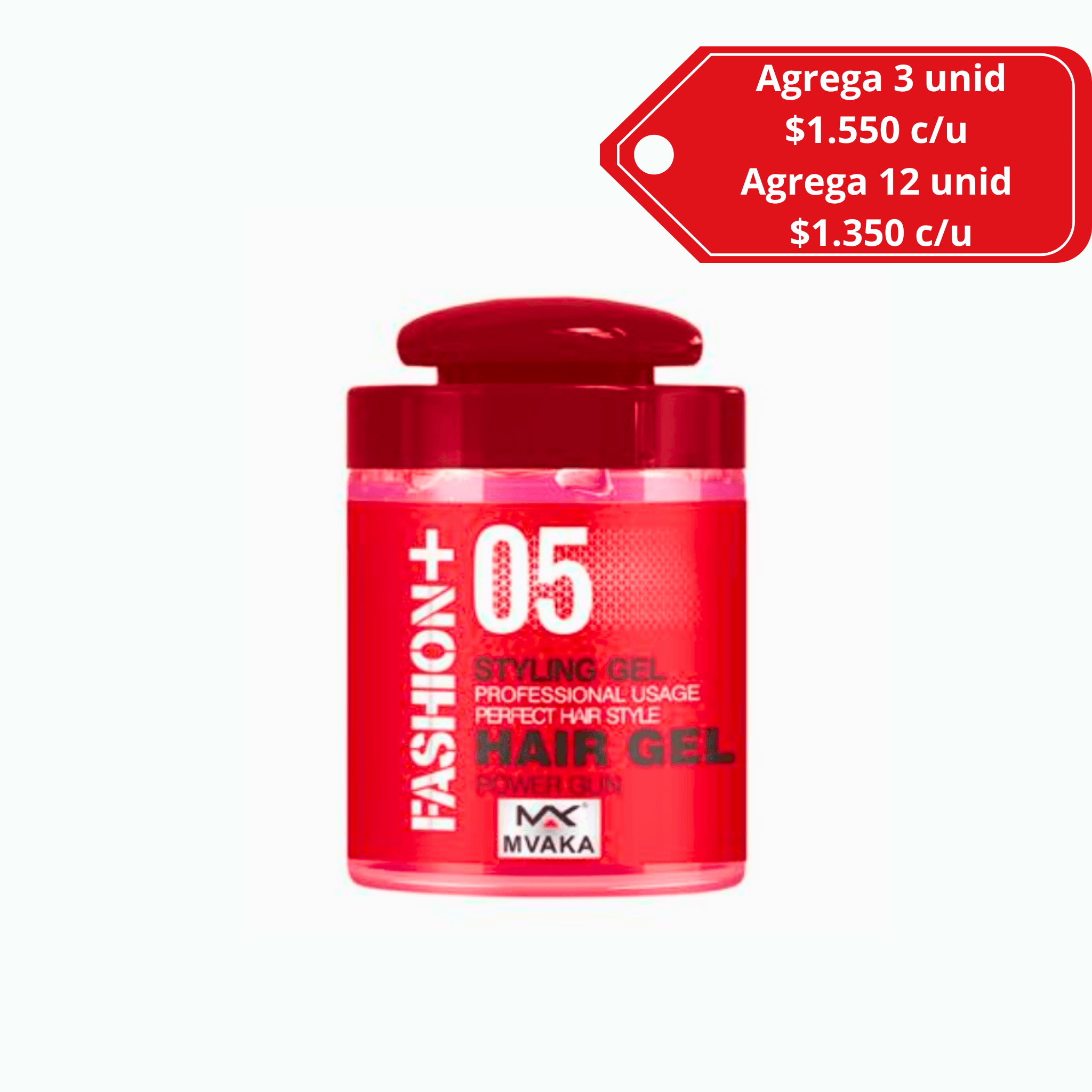 Gel de cabello para peinados