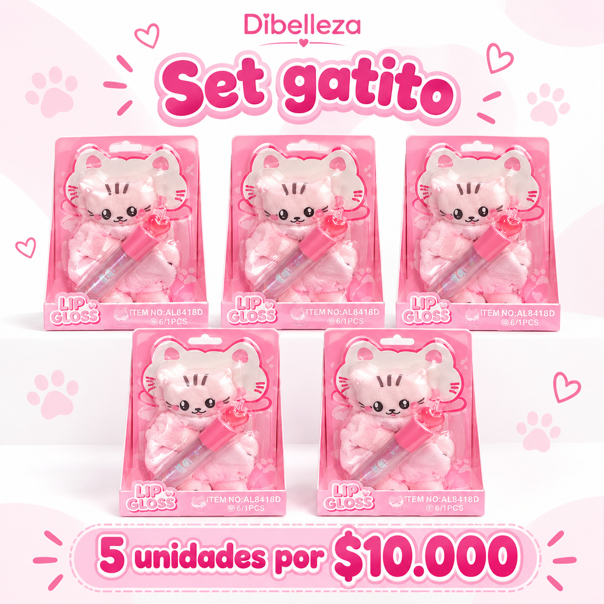 Box 5 set de gatito
