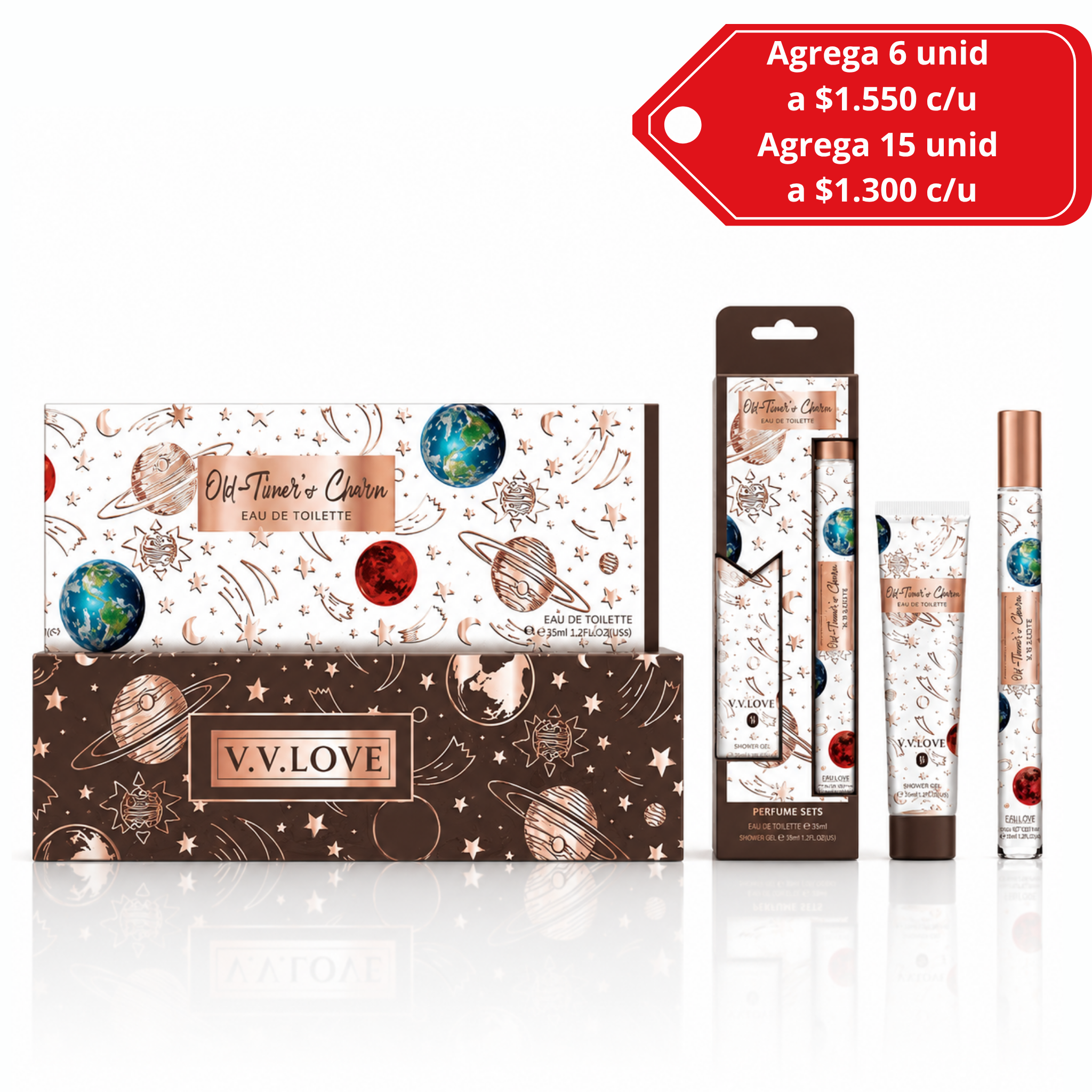 Set de perfume+ crema de manos Universe Lattafa