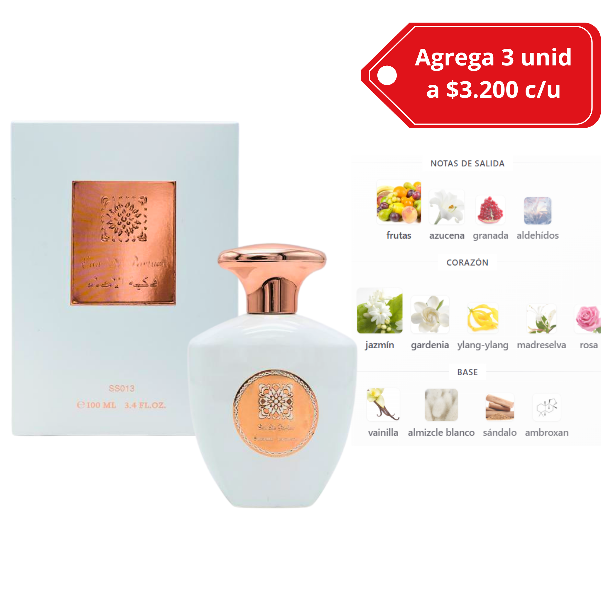 Fakhar Rose 100 ml Alternativo