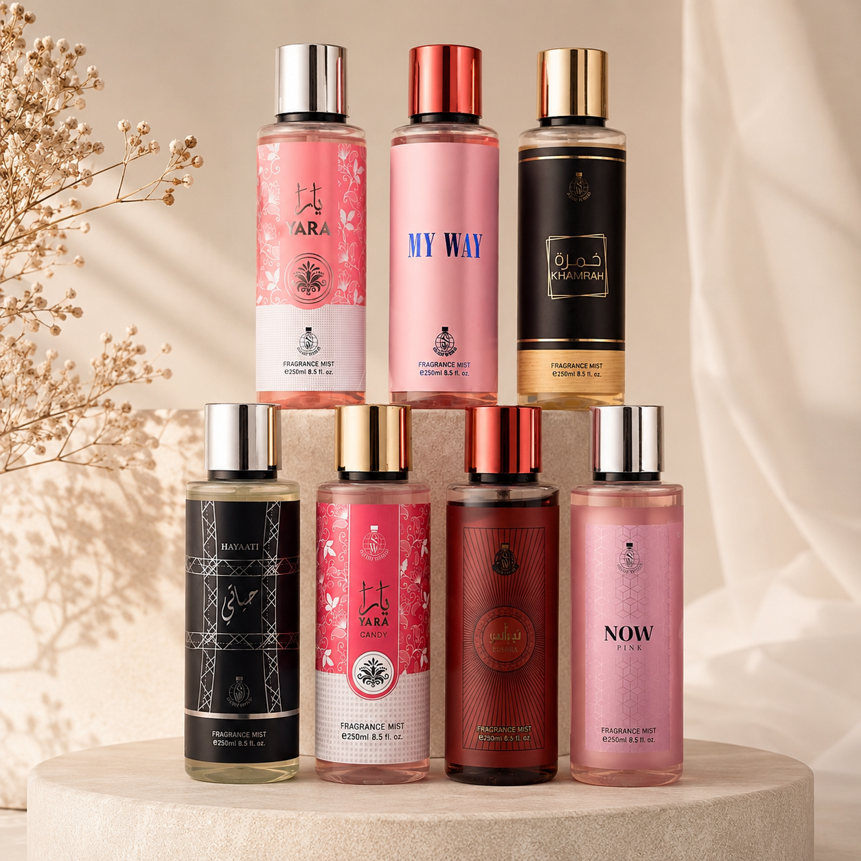 Box 7 body Mist Smart World DE DUBAI ORIGINALES