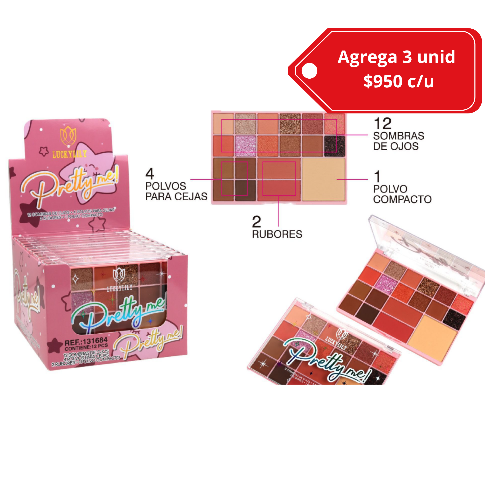 Paleta de sombras
