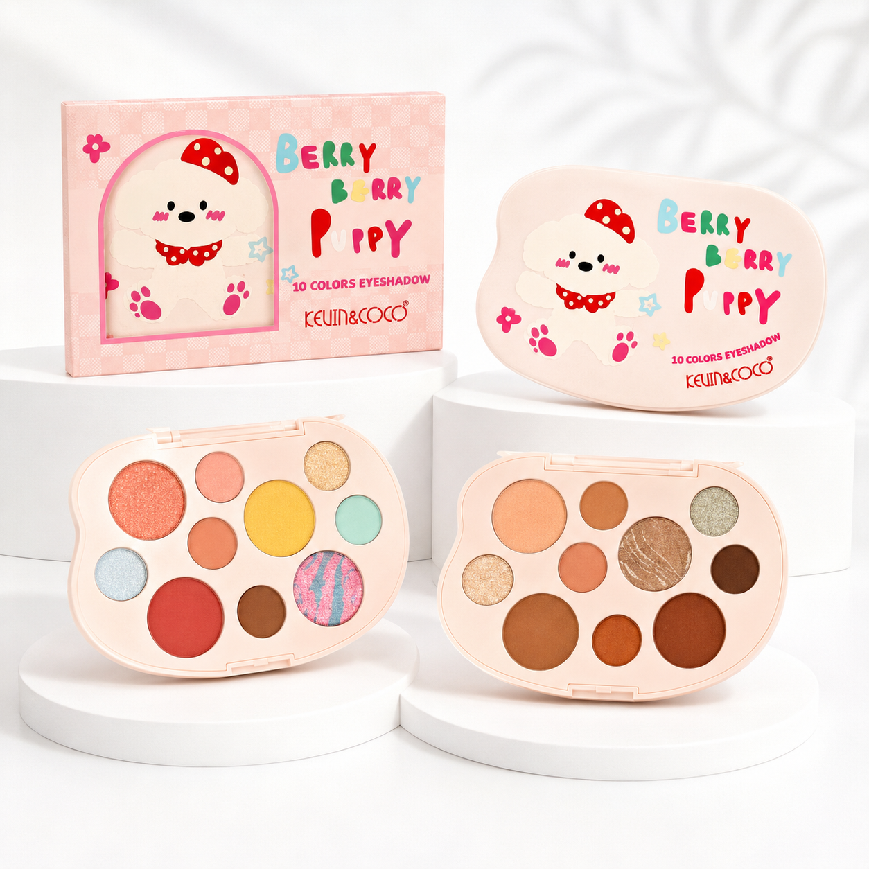 Kevin&Coco- Paleta de sombras 10 colores