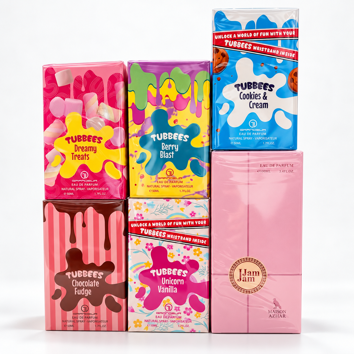 Box 6 perfumes de casas de Dubai de mujer