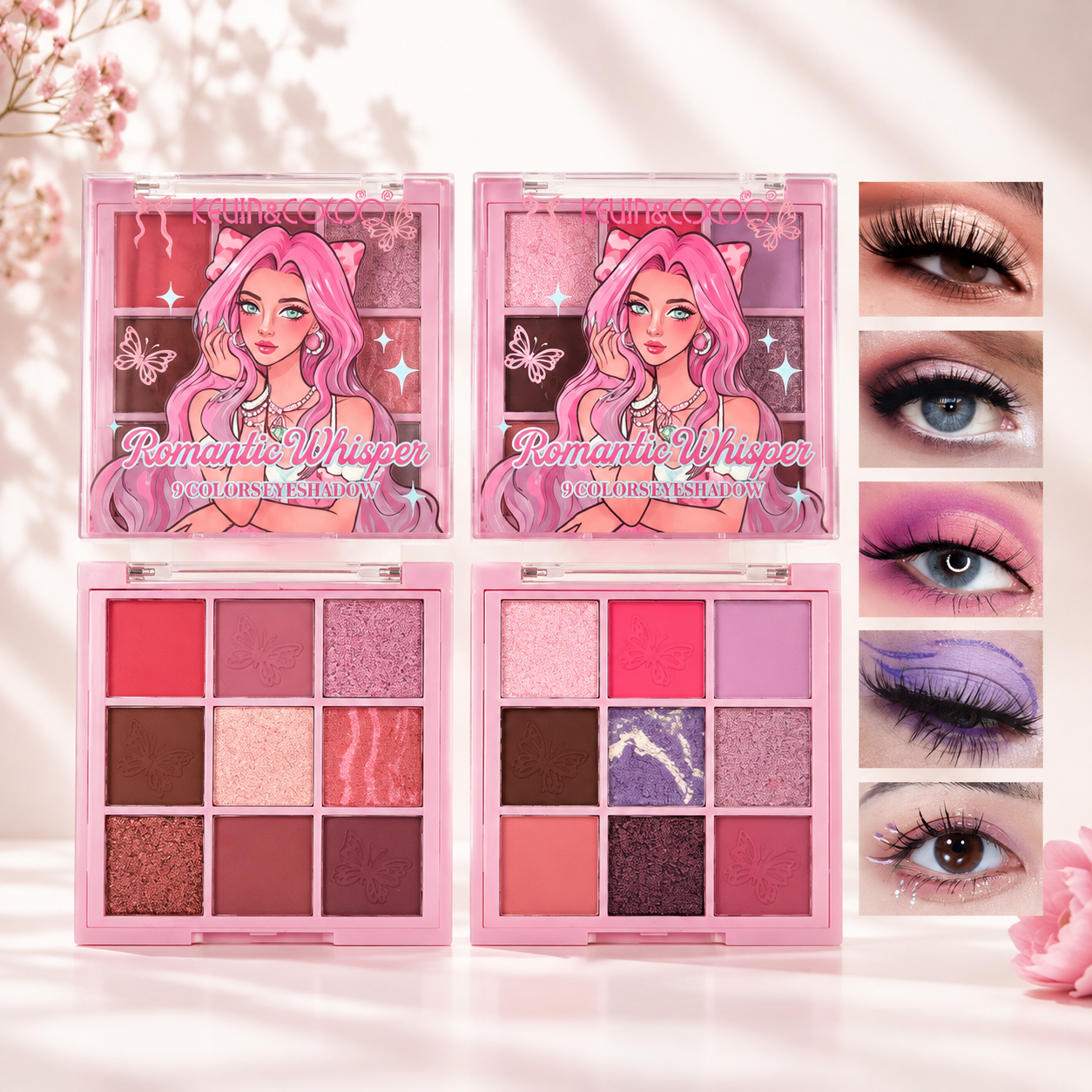 Kevin&Coco- Paleta de sombras 9 colores