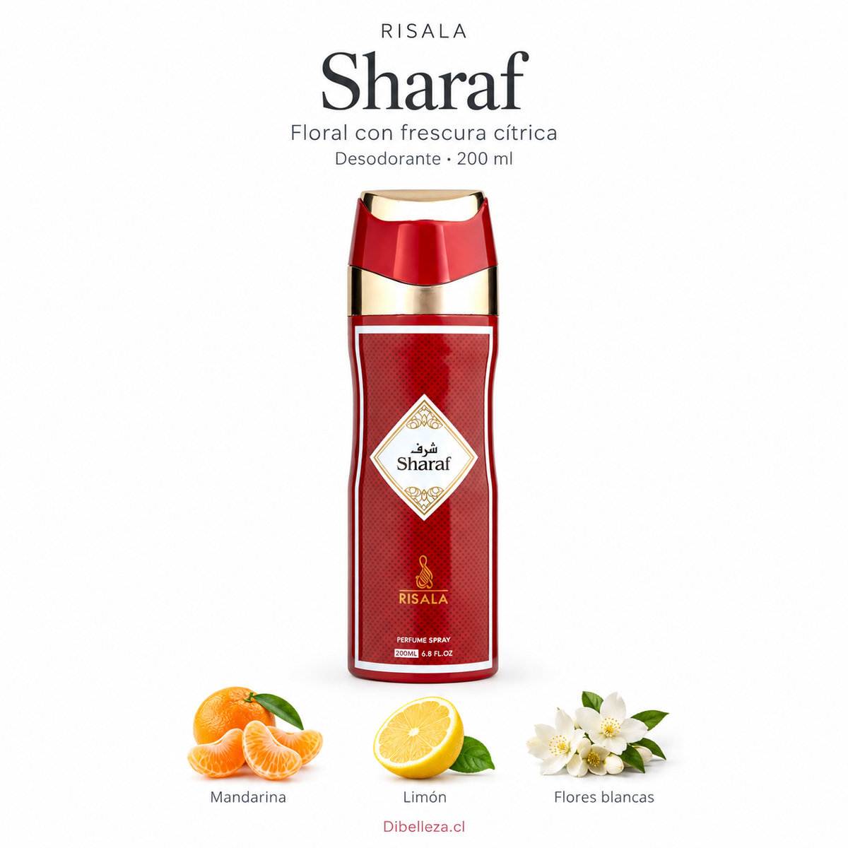 Desodorante Spray Perfume inspirado en Chanc3 Eau Fraiche de ChaneI Risala 200 ml
