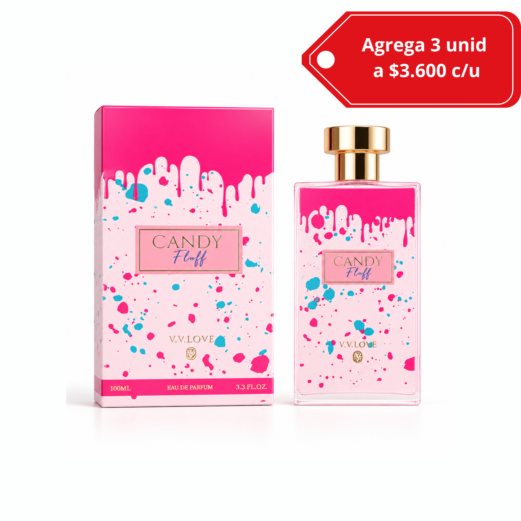 Cotton Candy dupe de Anfar 90 ml