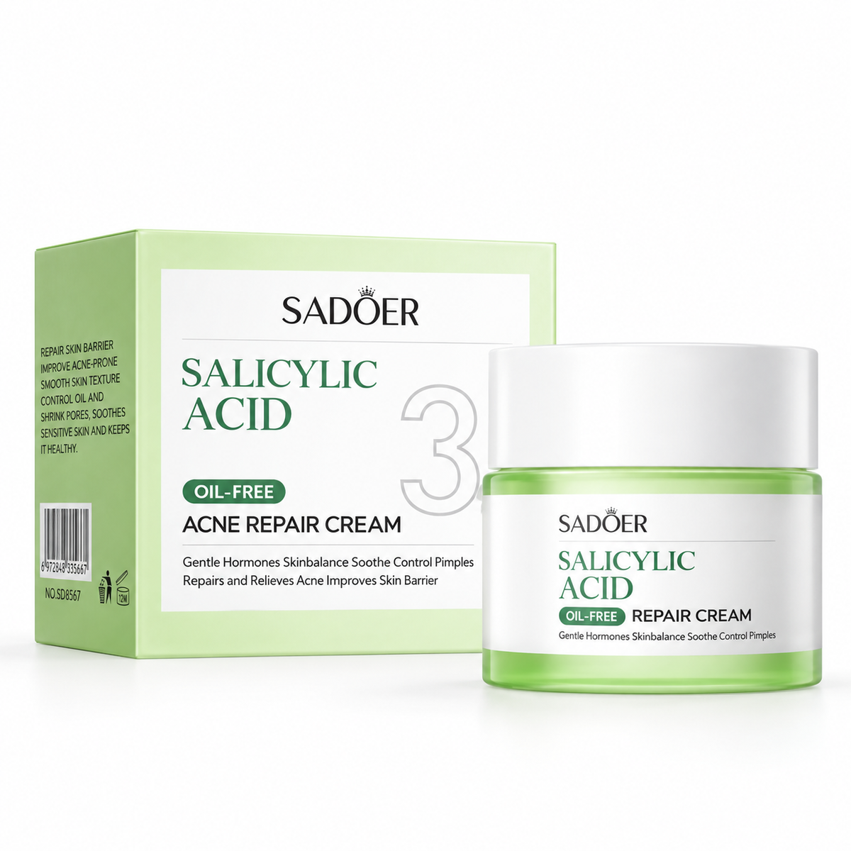 SADOER- crema facial de Ácido Salicilico 50 g