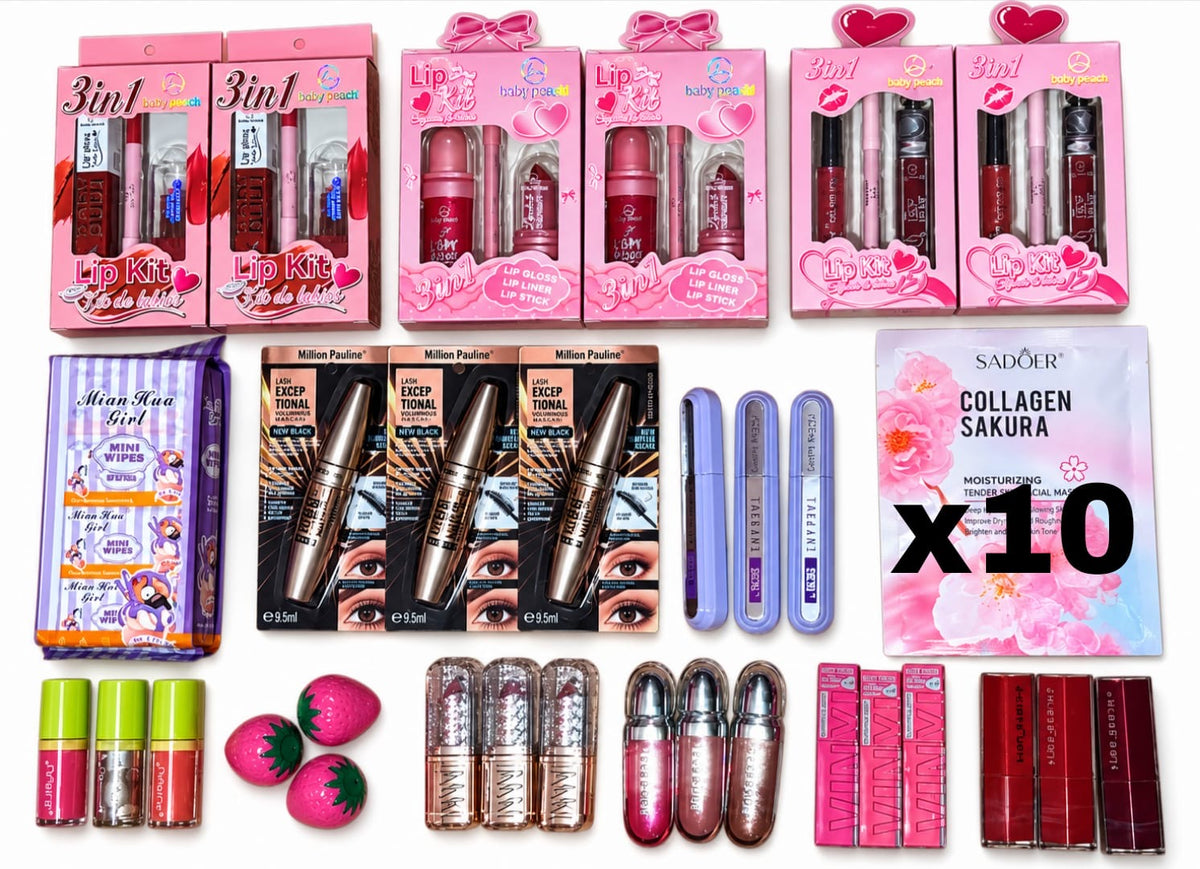 Box 60 piezas de maquillaje 💄