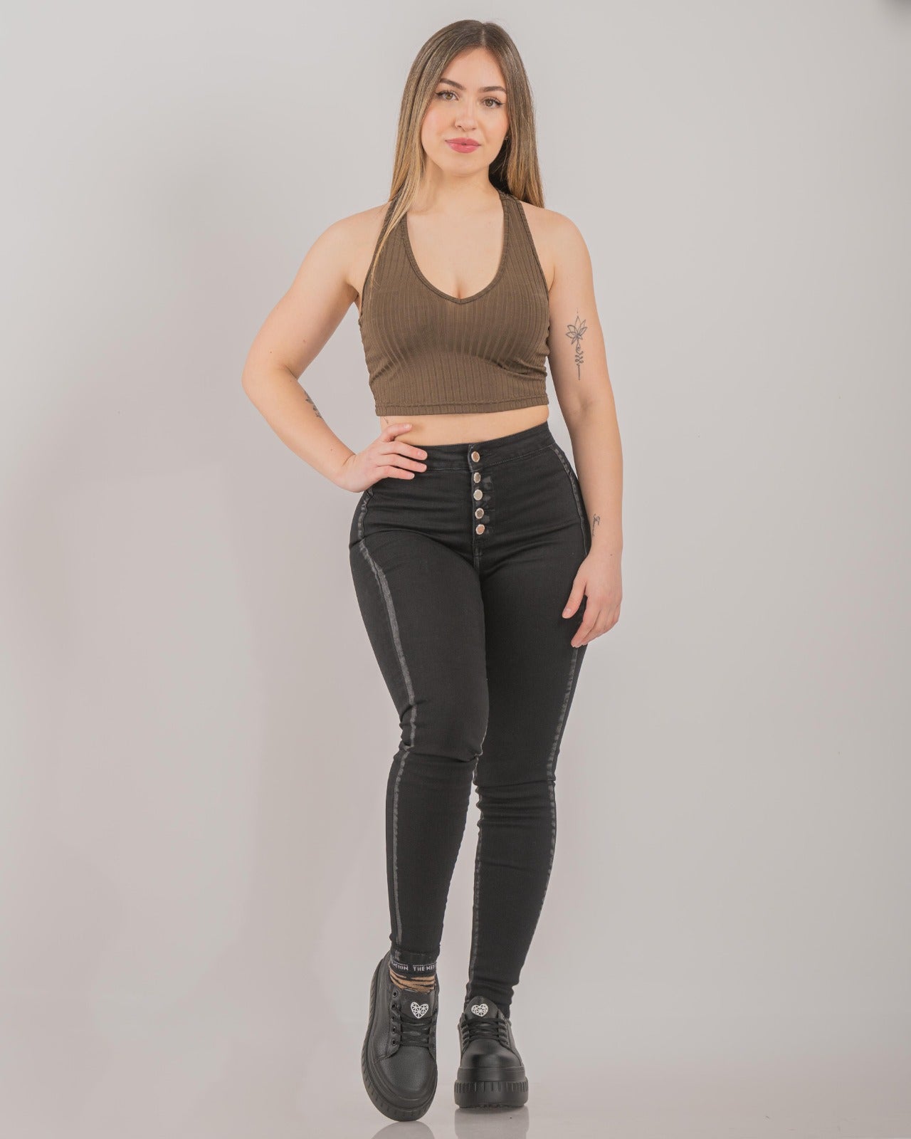 Jeans negro skinny Paradise