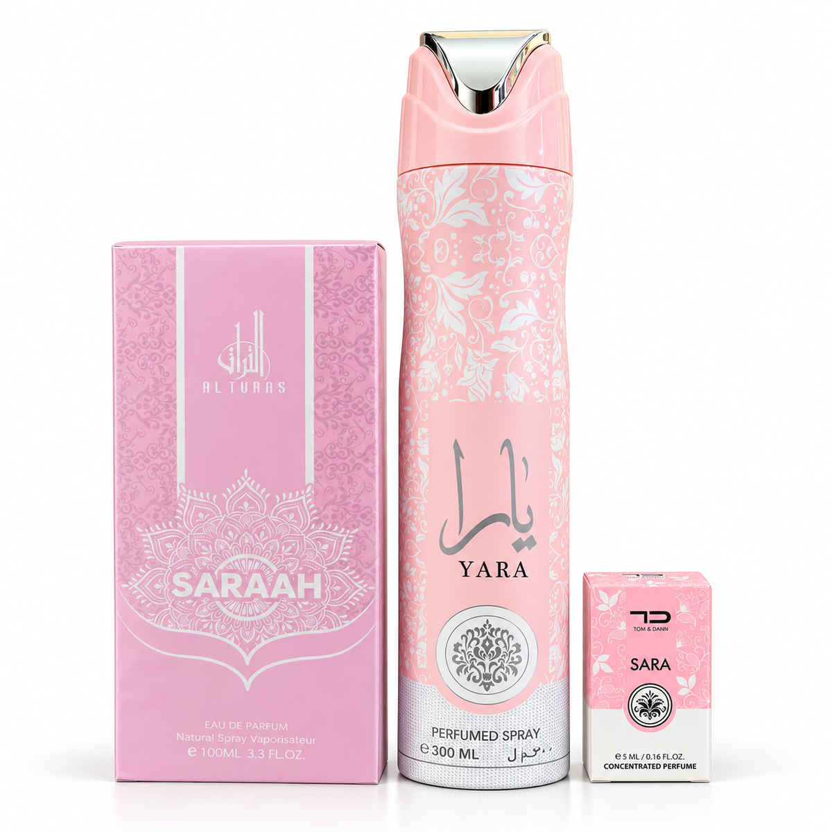 Box 3 perfumes Yara