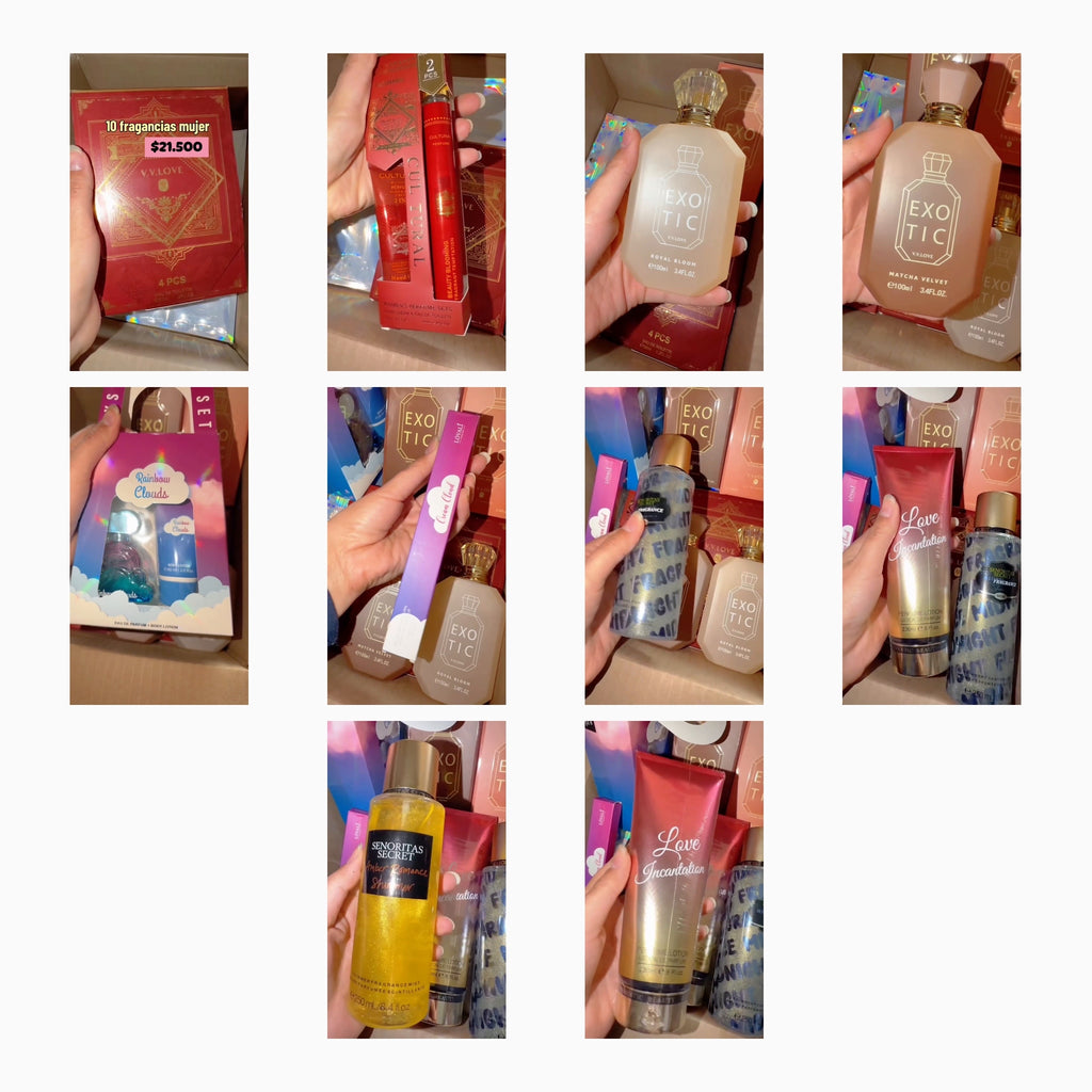 Box 10 fragancias mujer