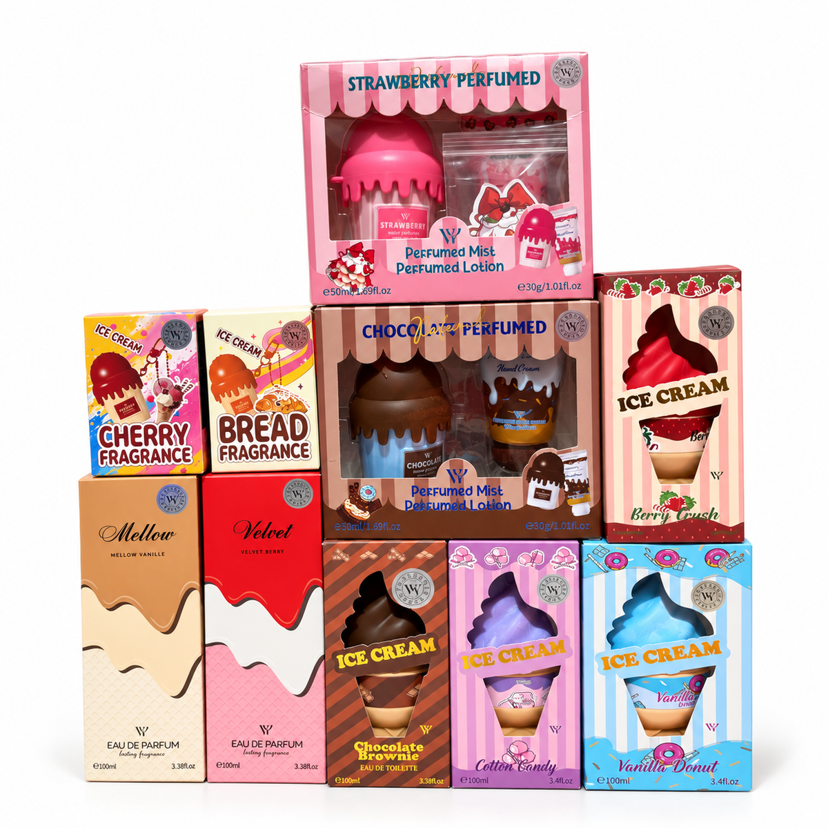 Box 10 perfumes Gourmand