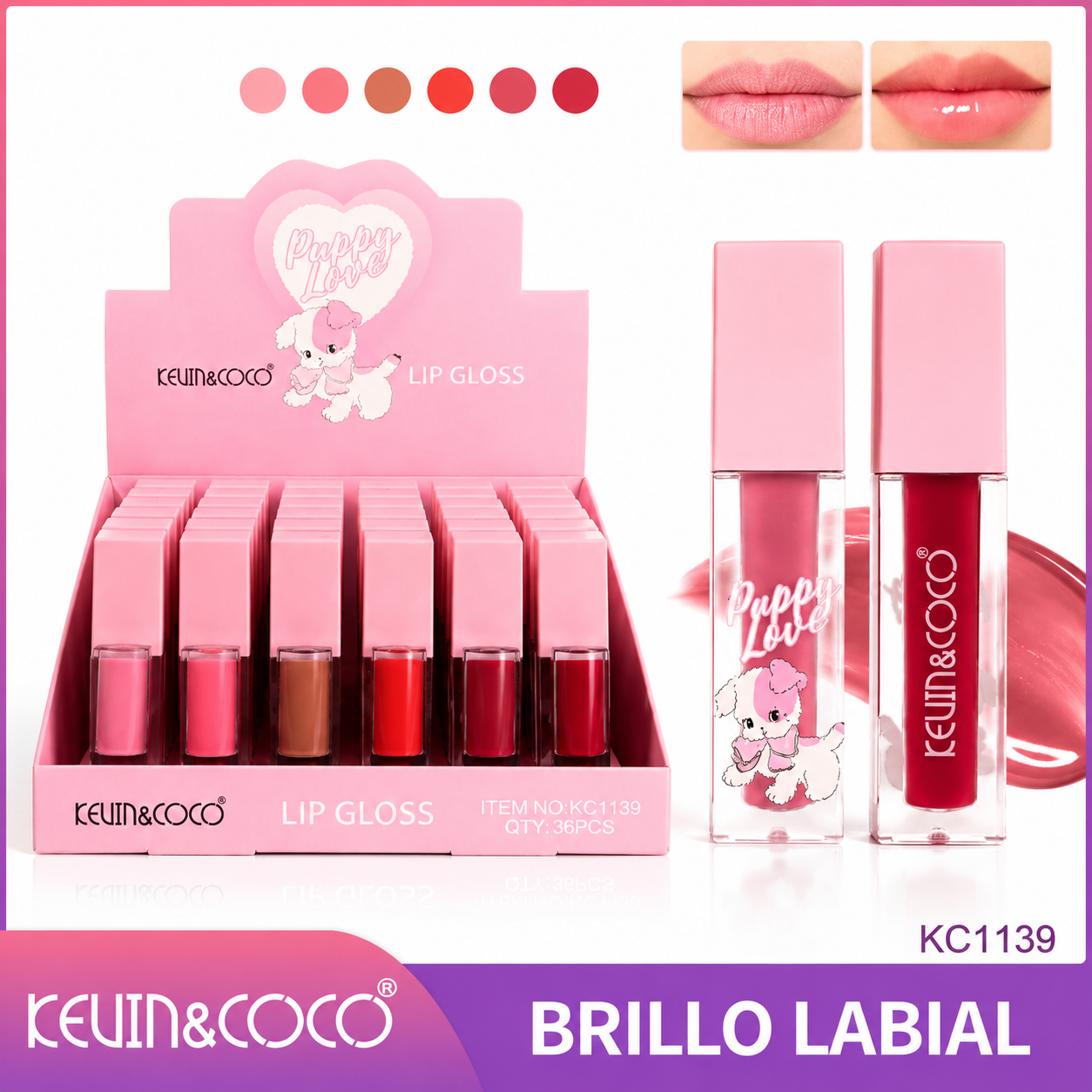 Kevin&Coco- Brillo labial