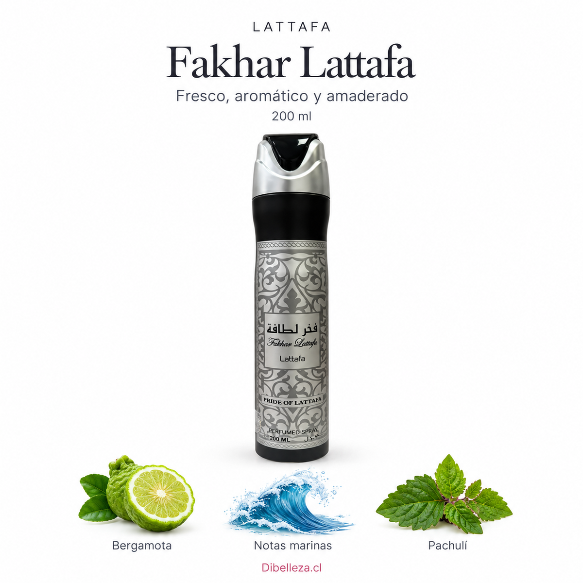 Spray Perfume Fakhar Black Lattafa 300 ml
