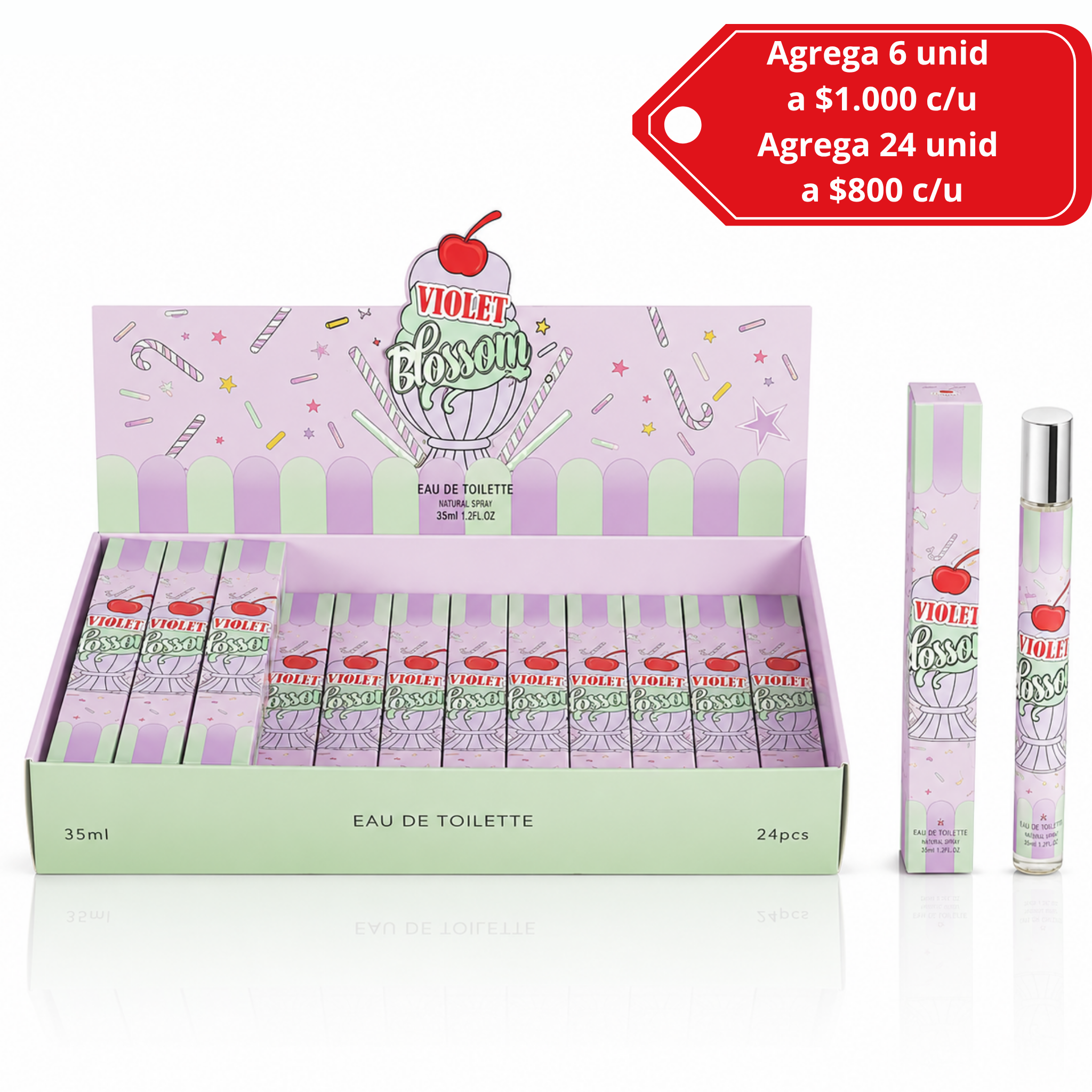 Perfume bolso 35 ml mujer Anna Sui Sundae Violeta