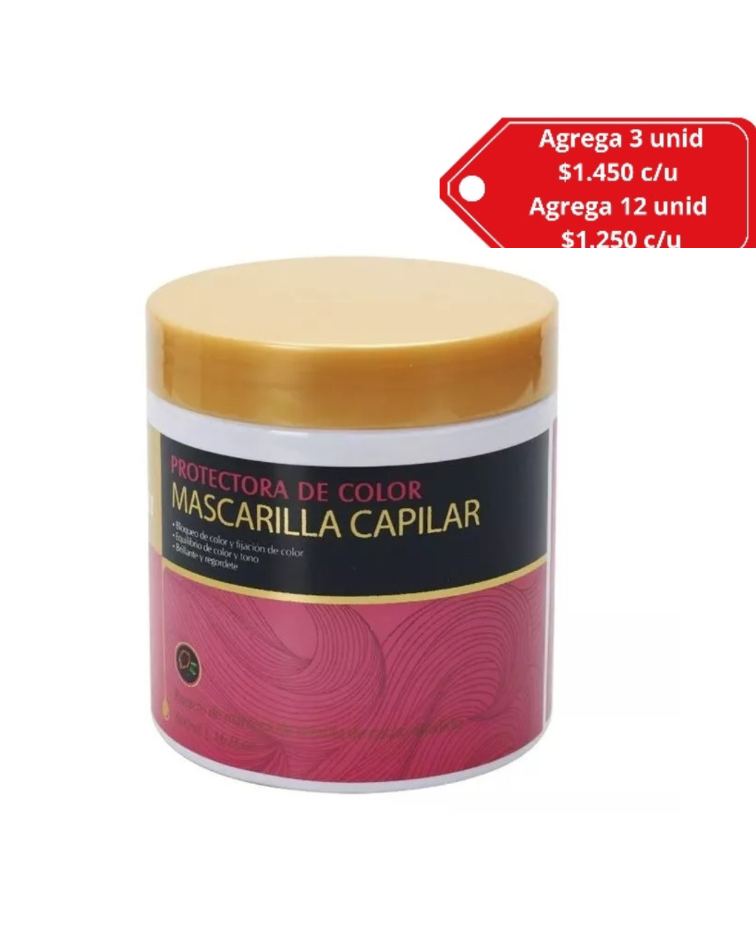 Crema mascarilla capilar hidratante