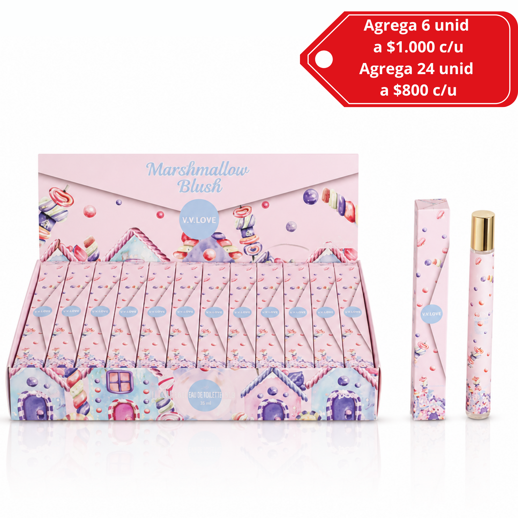 Perfume bolso 35 ml mujer Mashmellow Blush