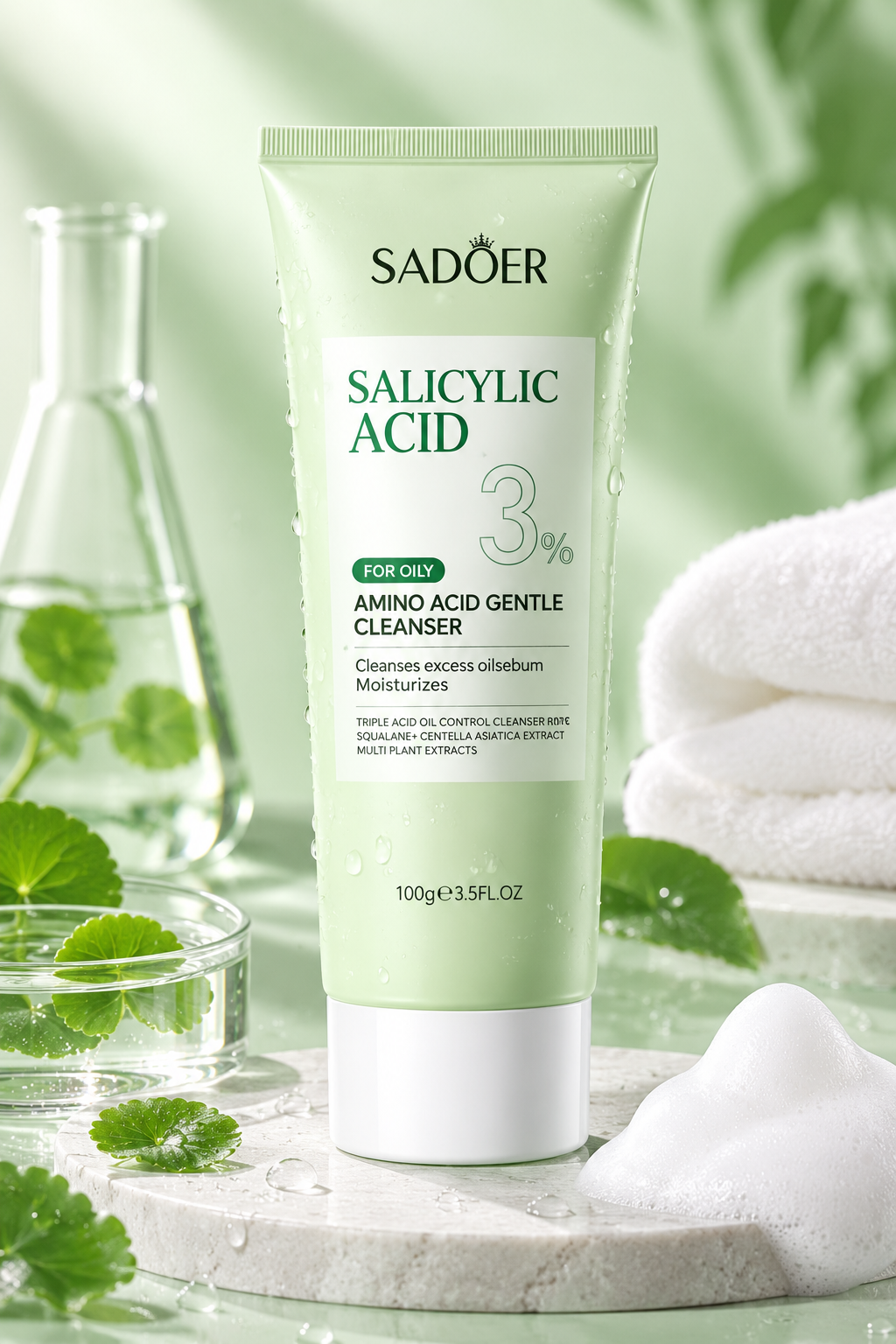 SADOER- limpiador facial de Ácido Salicilico 100 g