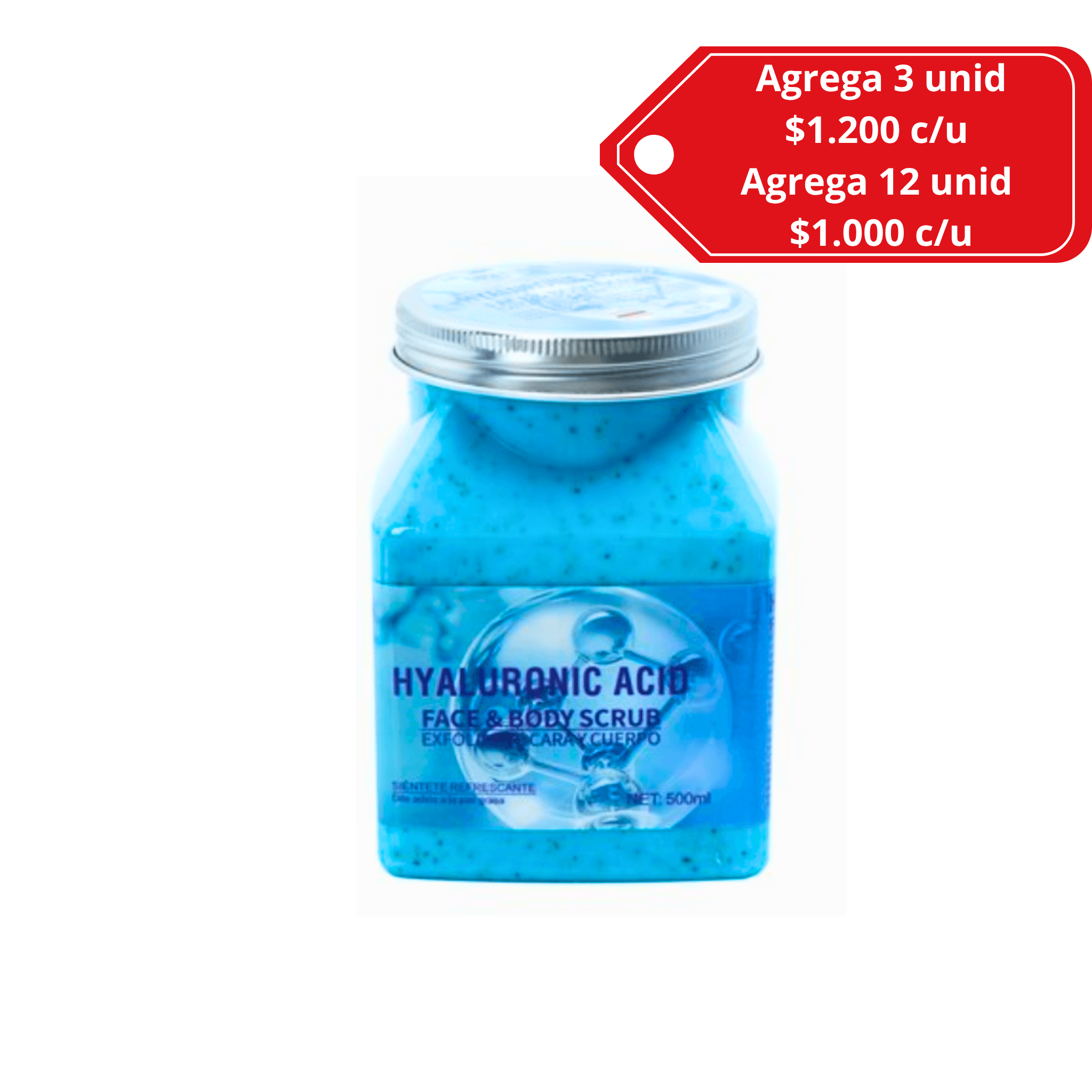 Exfoliante corporal de ácido hialuronico