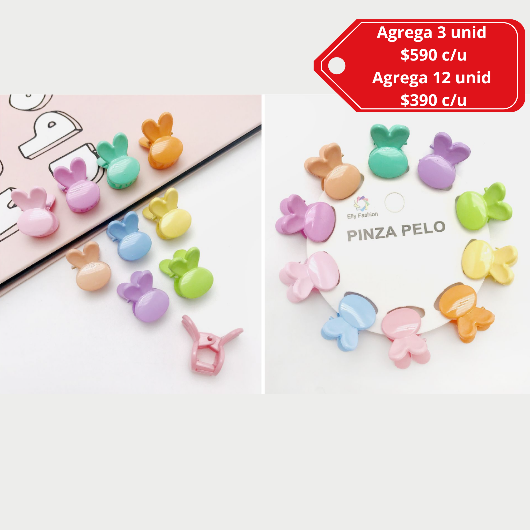 Pinches o ganchitos de niñas