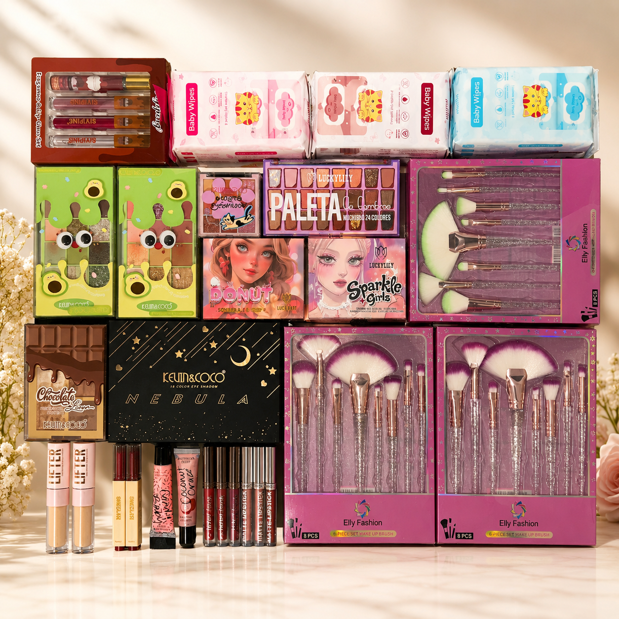 Box 51 piezas de maquillaje