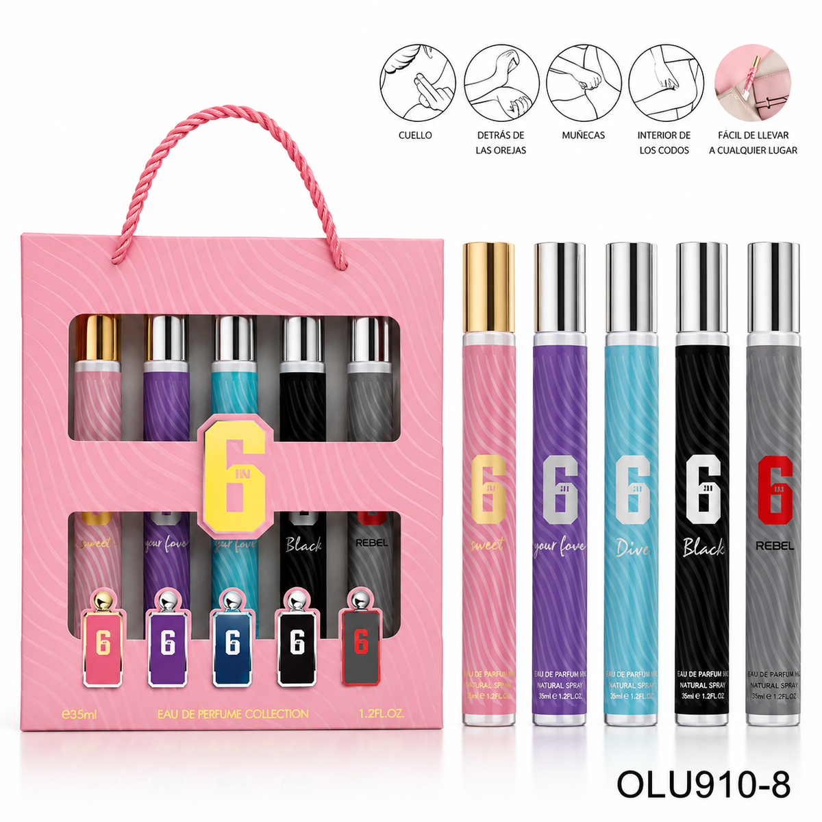 Set de perfumes 9 am- pm
