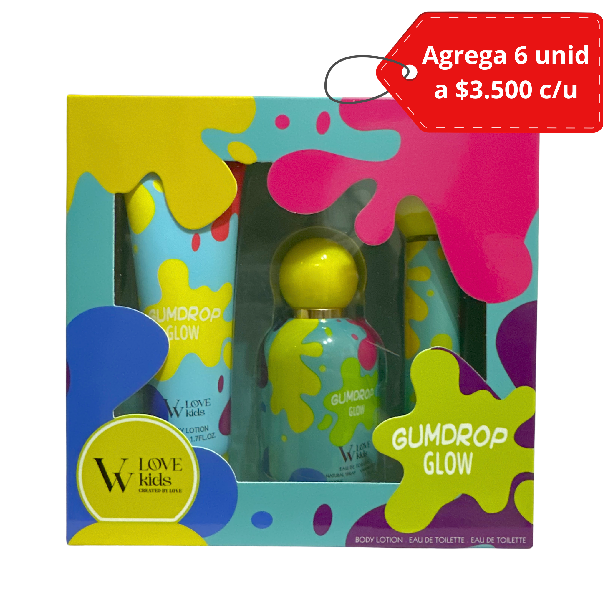 Set 3 piezas tipo Tubbies